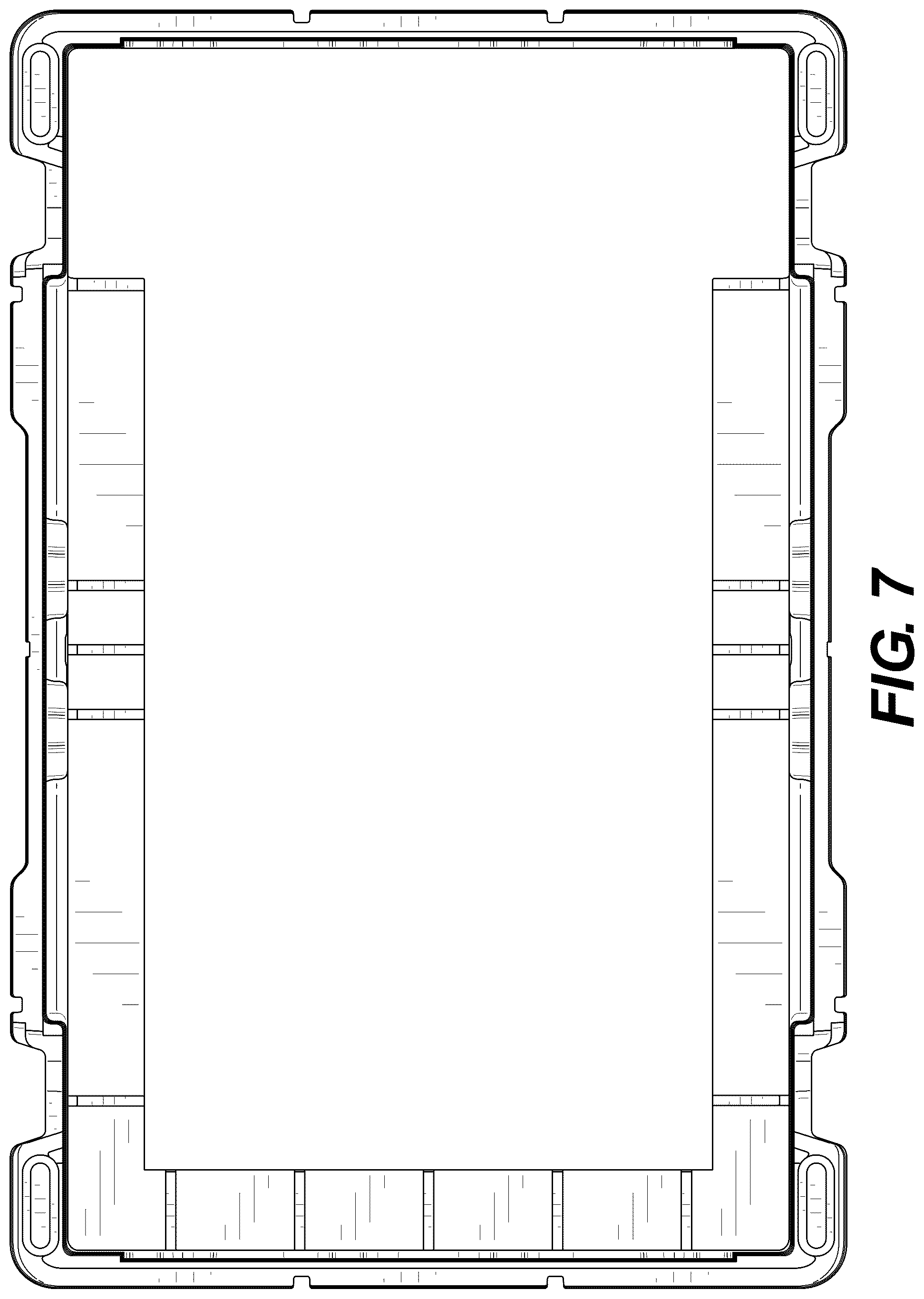 Patent USD1125059 Figure 7 – Battery cage