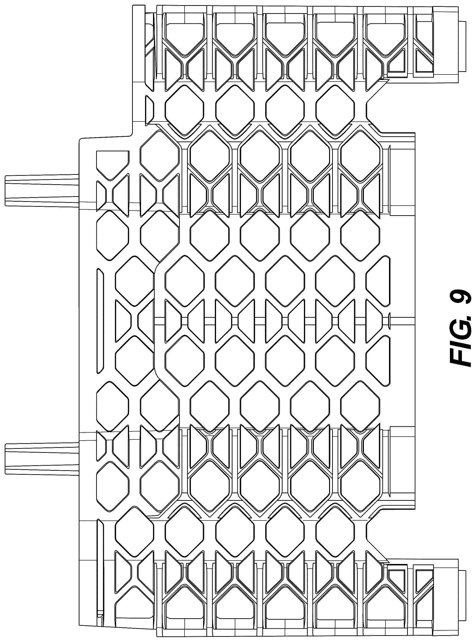 Patent USD1125059 Figure 9 – Battery cage