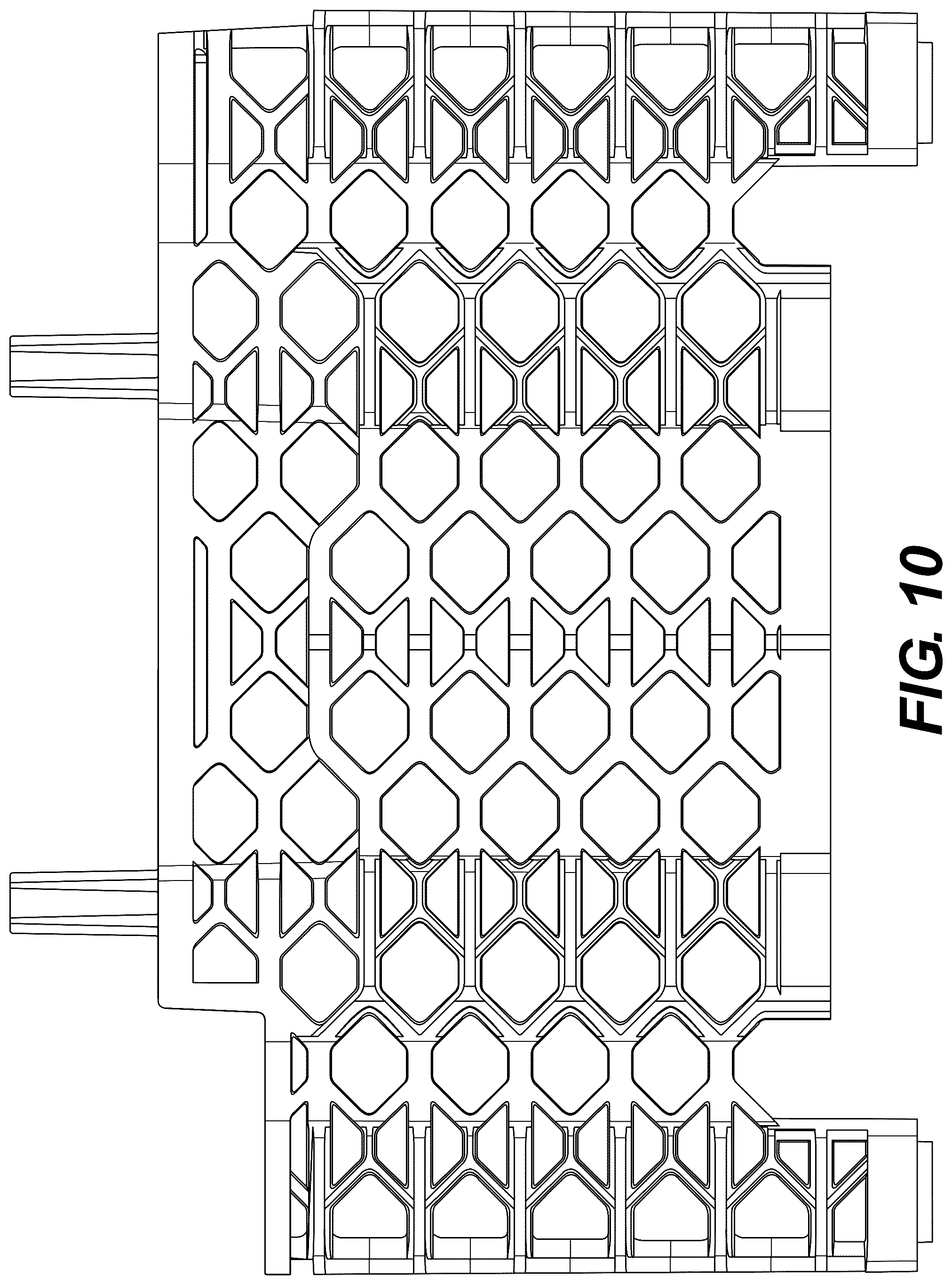 Patent USD1125059 Figure 10 – Battery cage