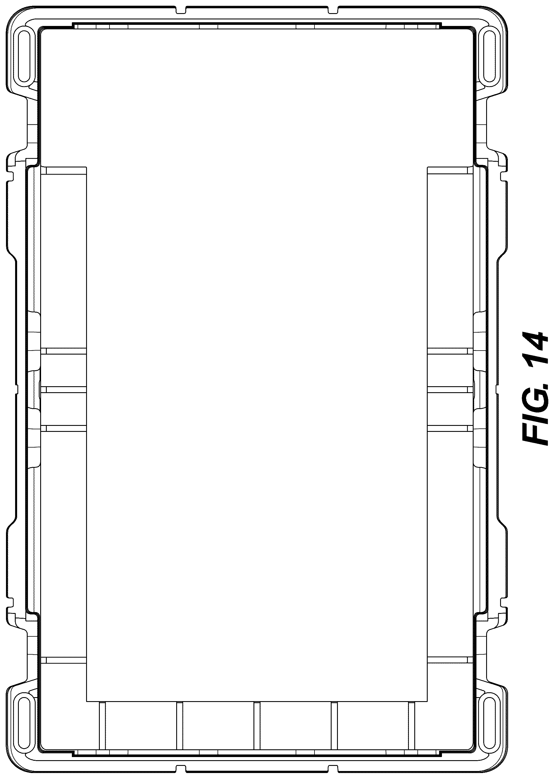 Patent USD1125059 Figure 14 – Battery cage