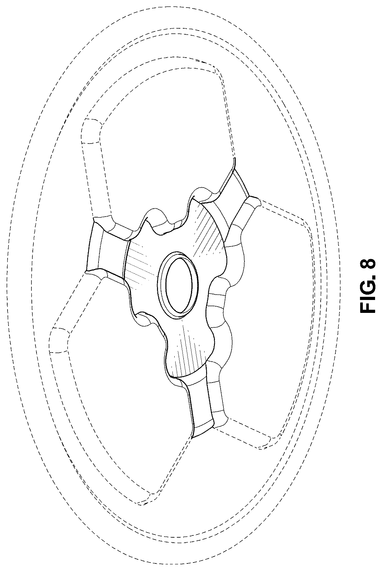 Patent USD1125063 Figure 6 – Cap for battery