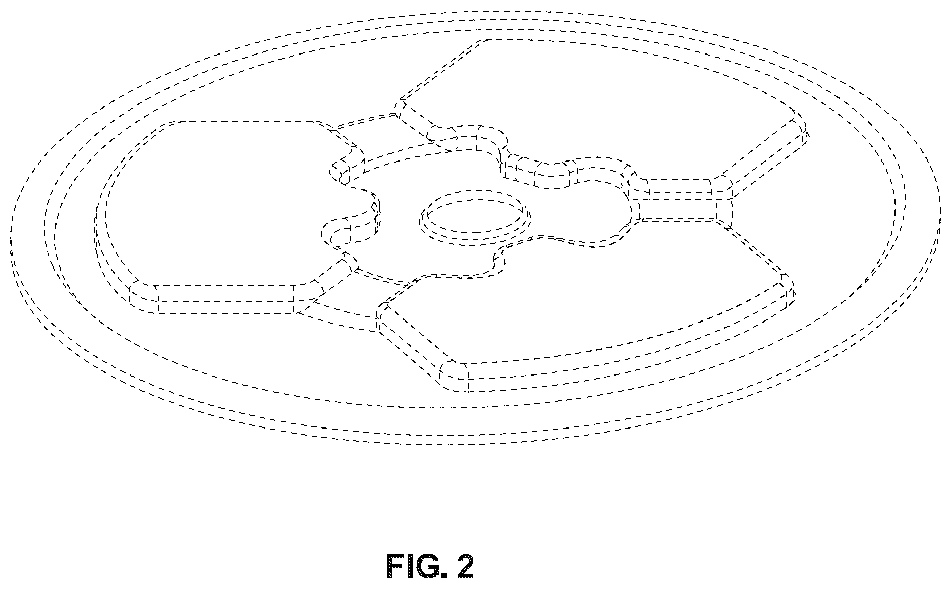 Patent USD1125064 Figure 2 – Cap for battery