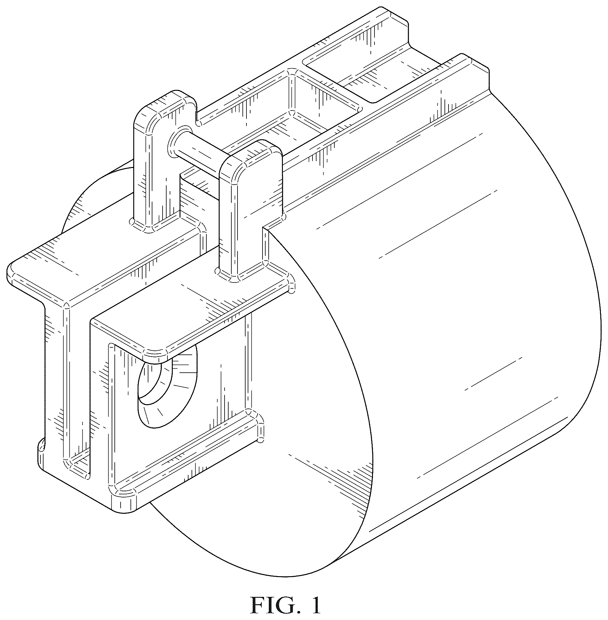 Patent USD1125066 Figure 1 – Housing for an electric vehicle lockout device