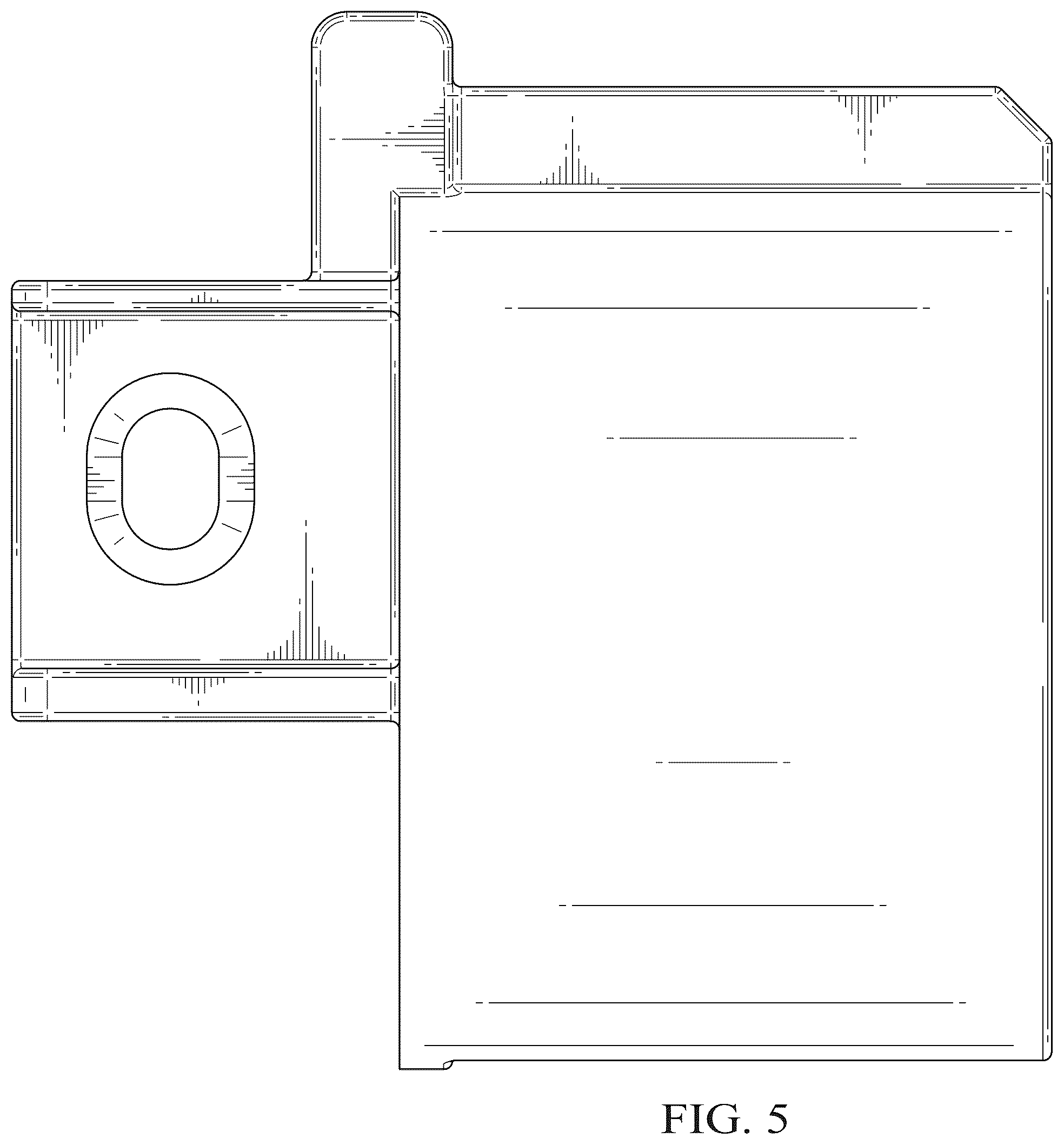 Patent USD1125066 Figure 5 – Housing for an electric vehicle lockout device