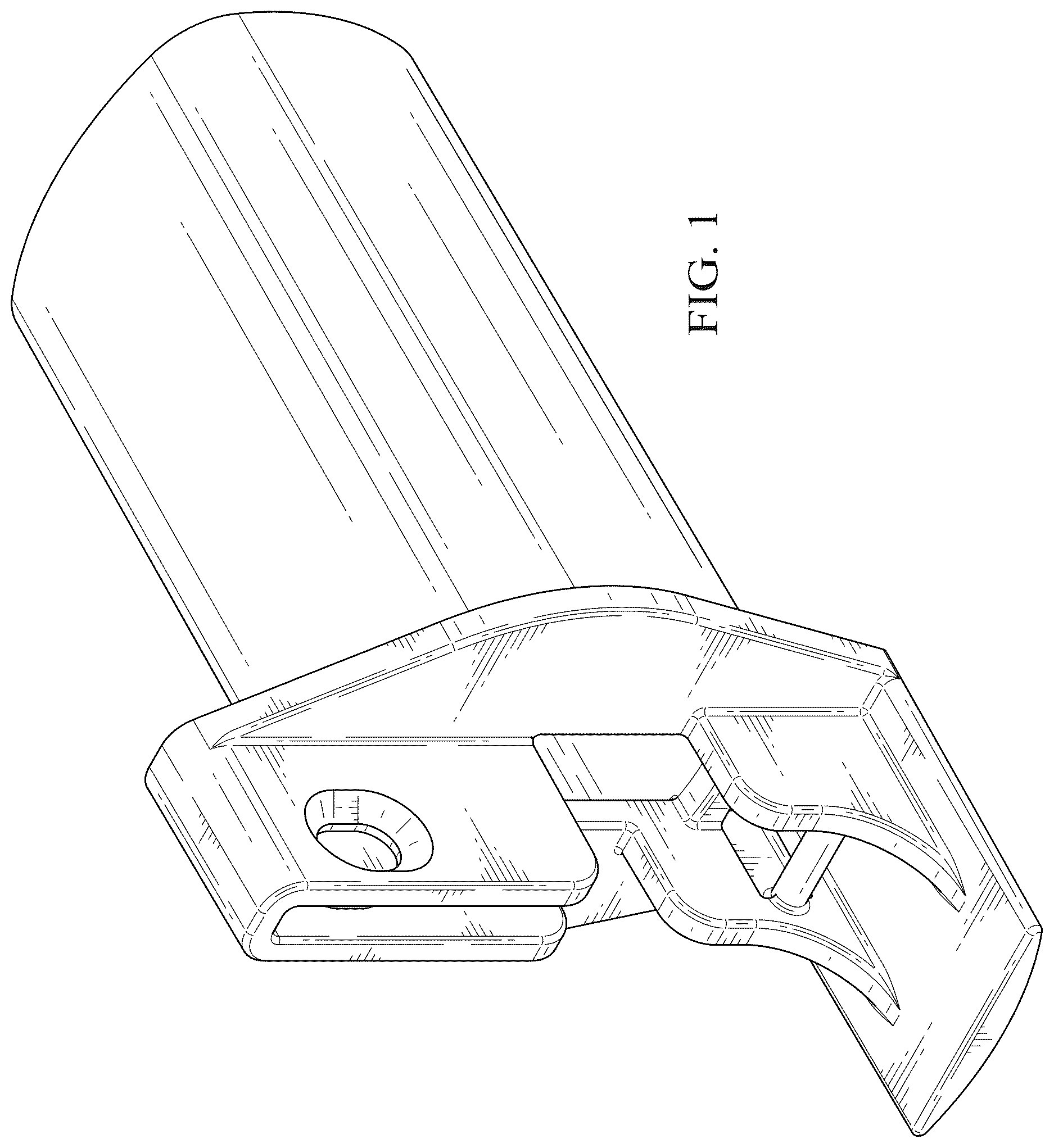 Patent USD1125067 Figure 1 – Housing for an electric vehicle lockout device