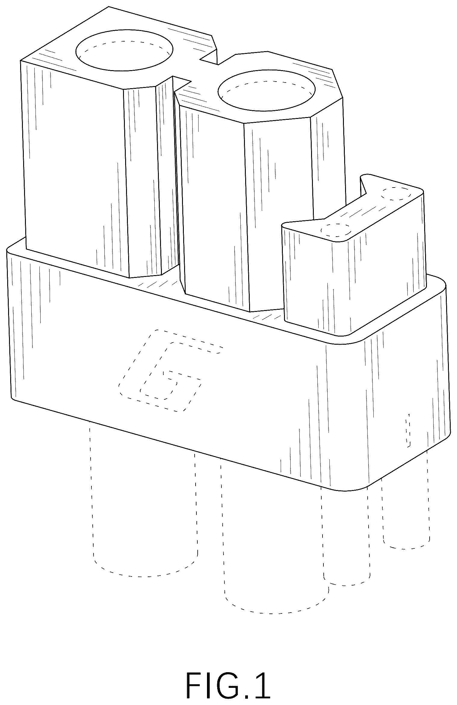Patent USD1125069 — Electric plug — Figure 1