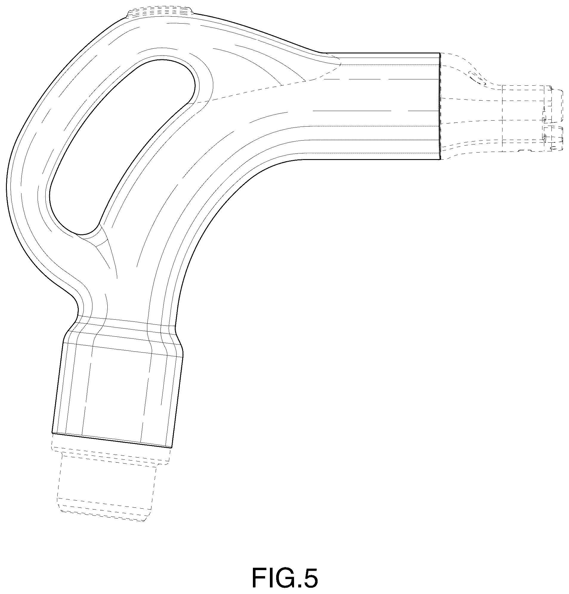 Patent USD1125070 Figure 5 – Charger connector