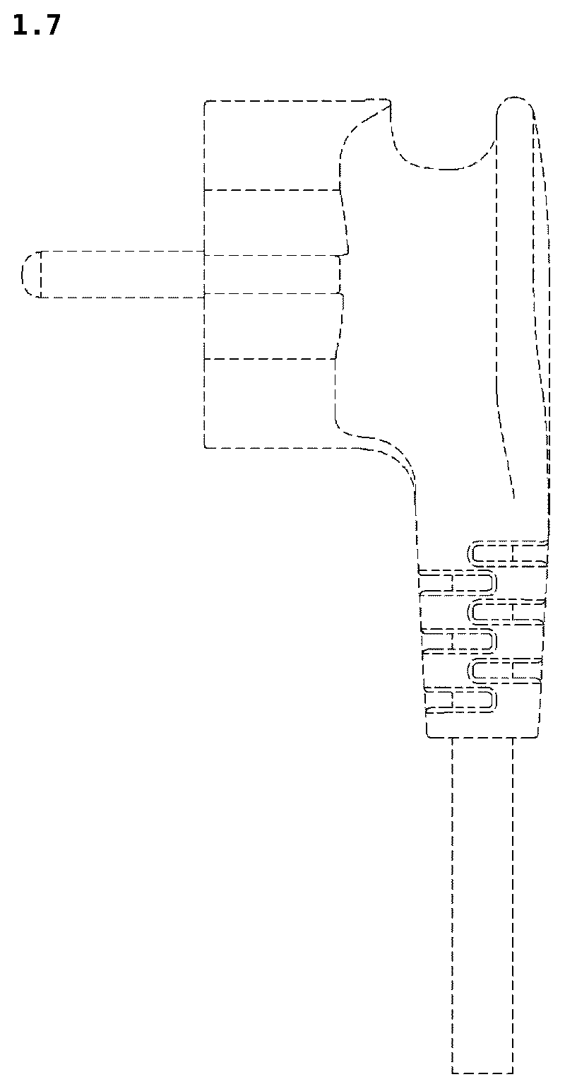 Patent USD1125072 Figure 7 – Power plug
