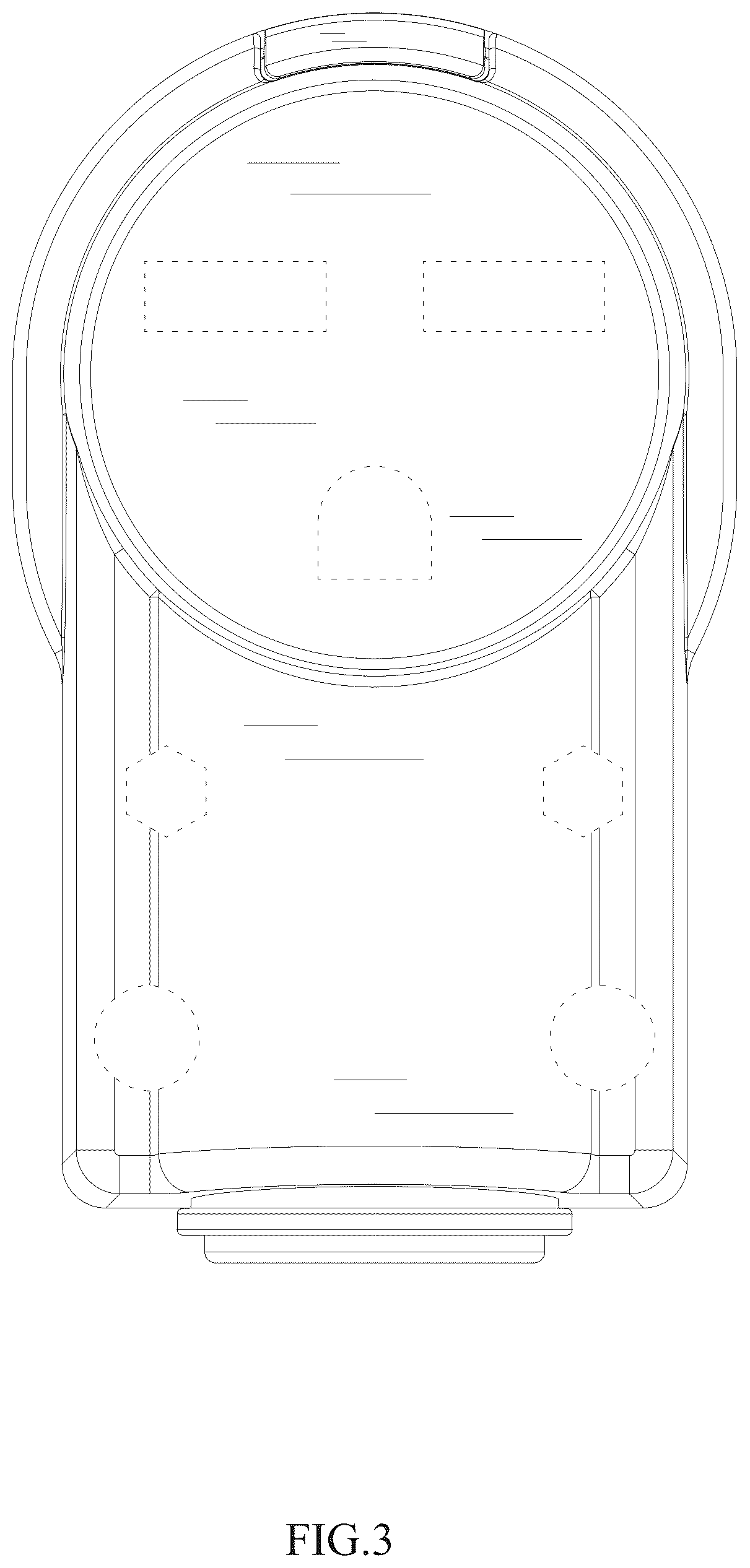 Patent USD1125073 Figure 3 – Power receptacle
