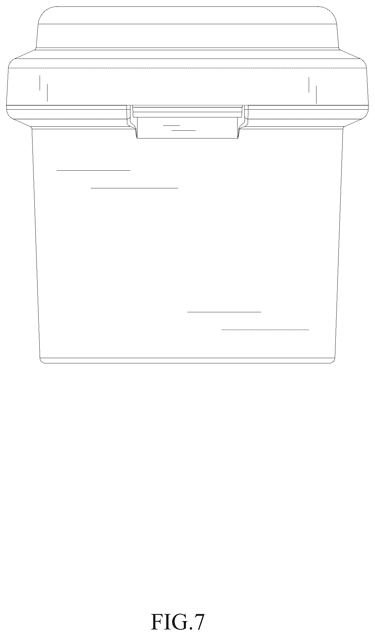Patent USD1125073 Figure 7 – Power receptacle