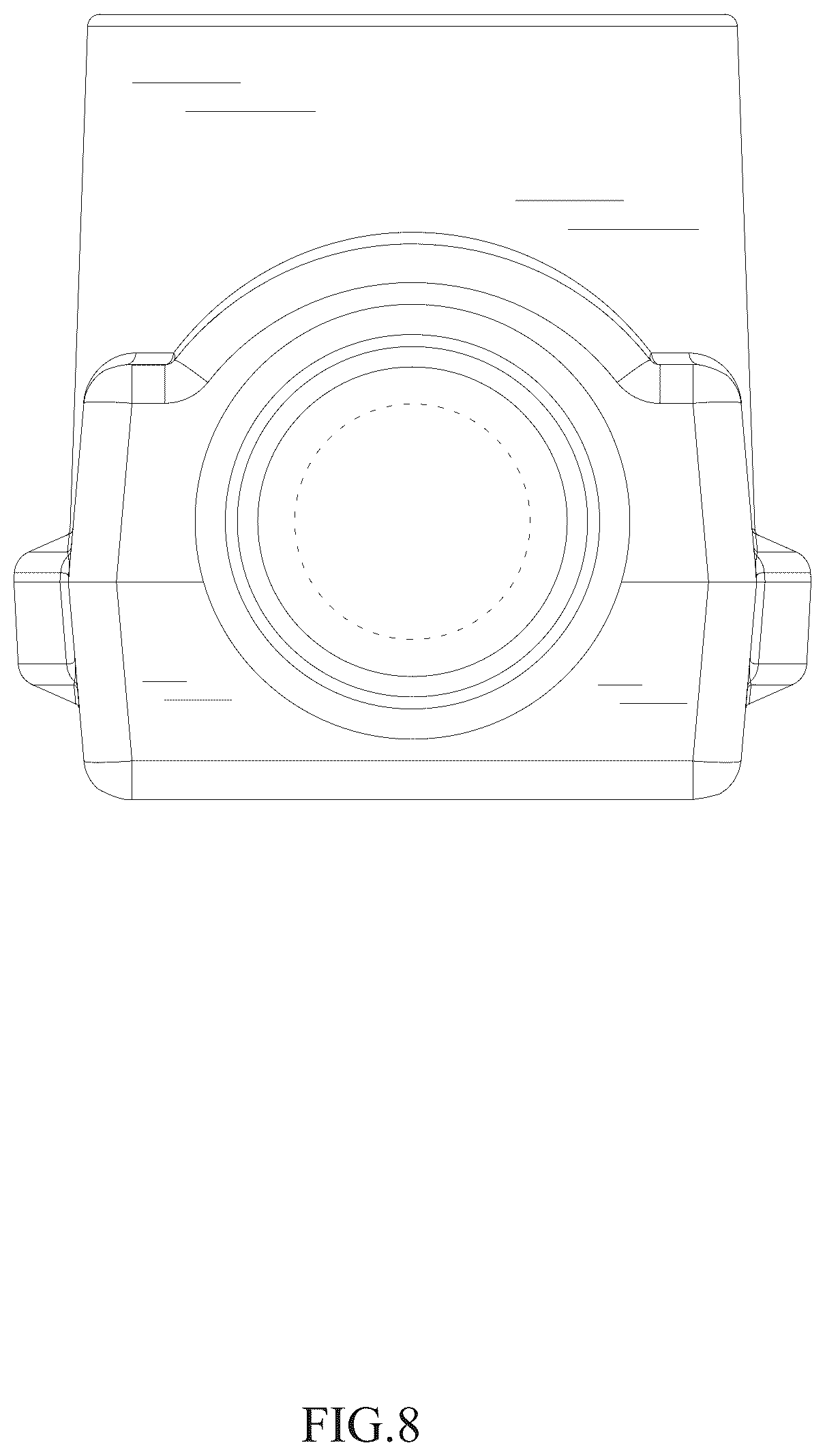 Patent USD1125073 Figure 8 – Power receptacle