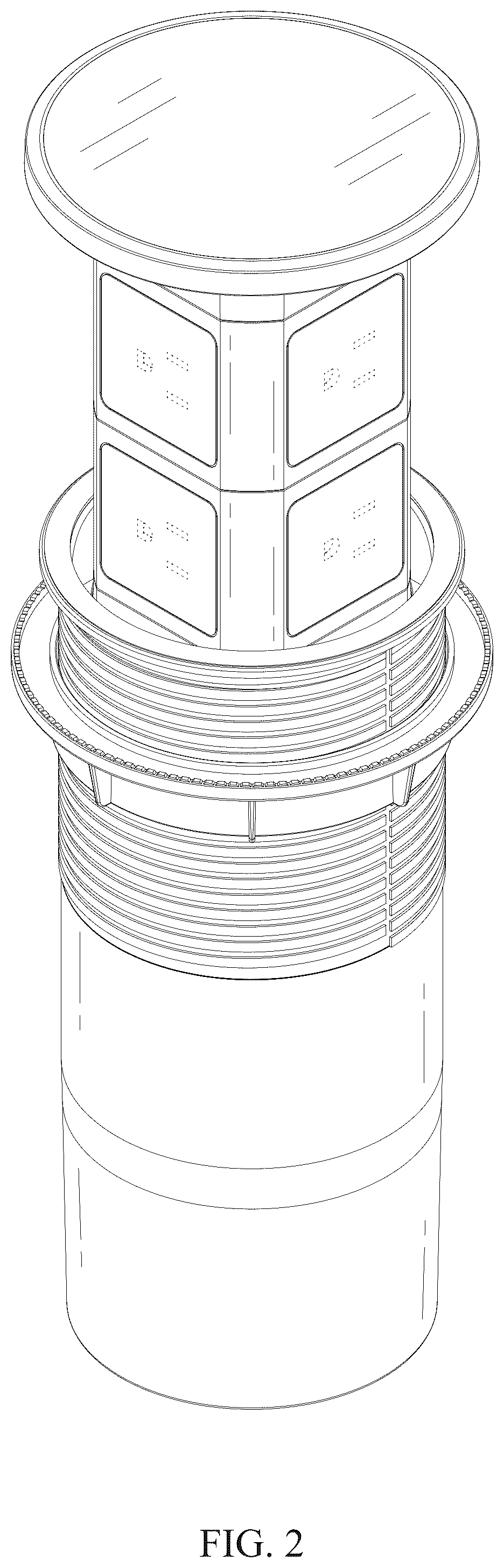 Patent USD1125074 Figure 2 – Power outlet