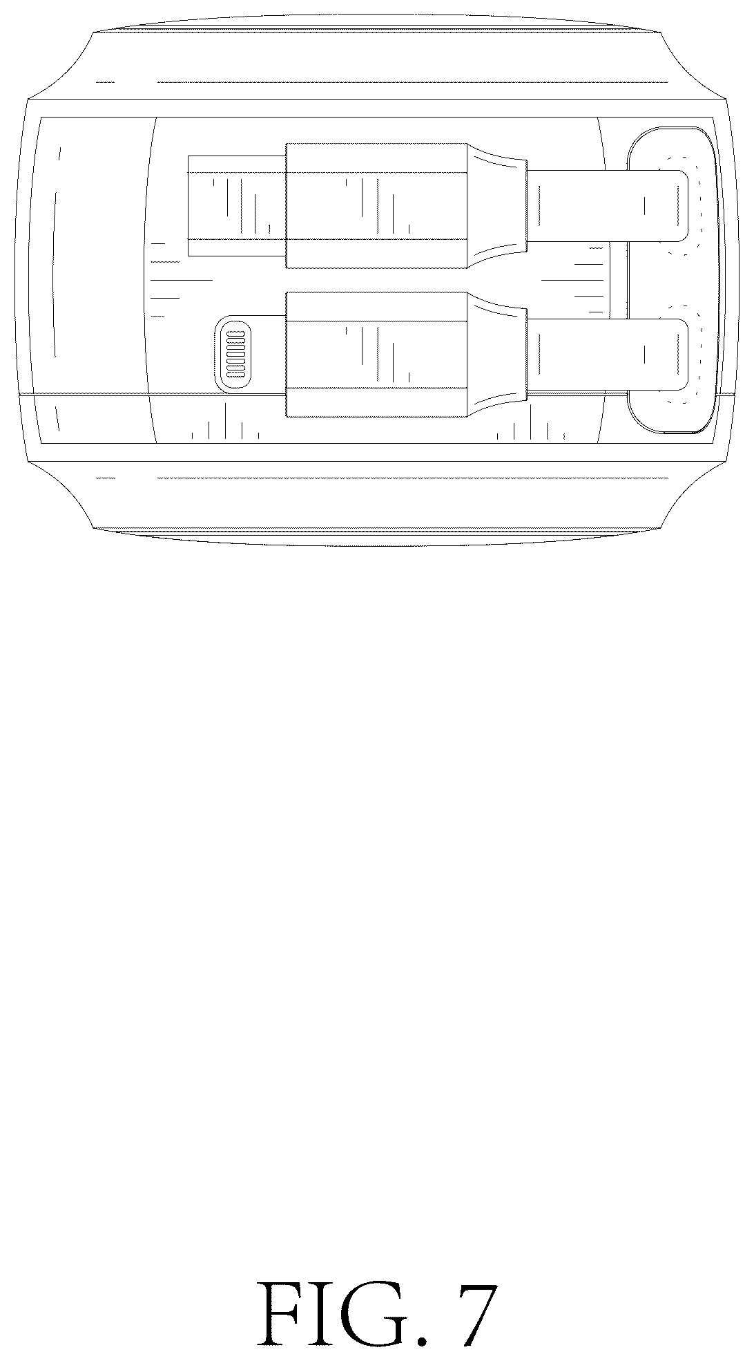 Patent USD1125076 Figure 7 – Car charger with light