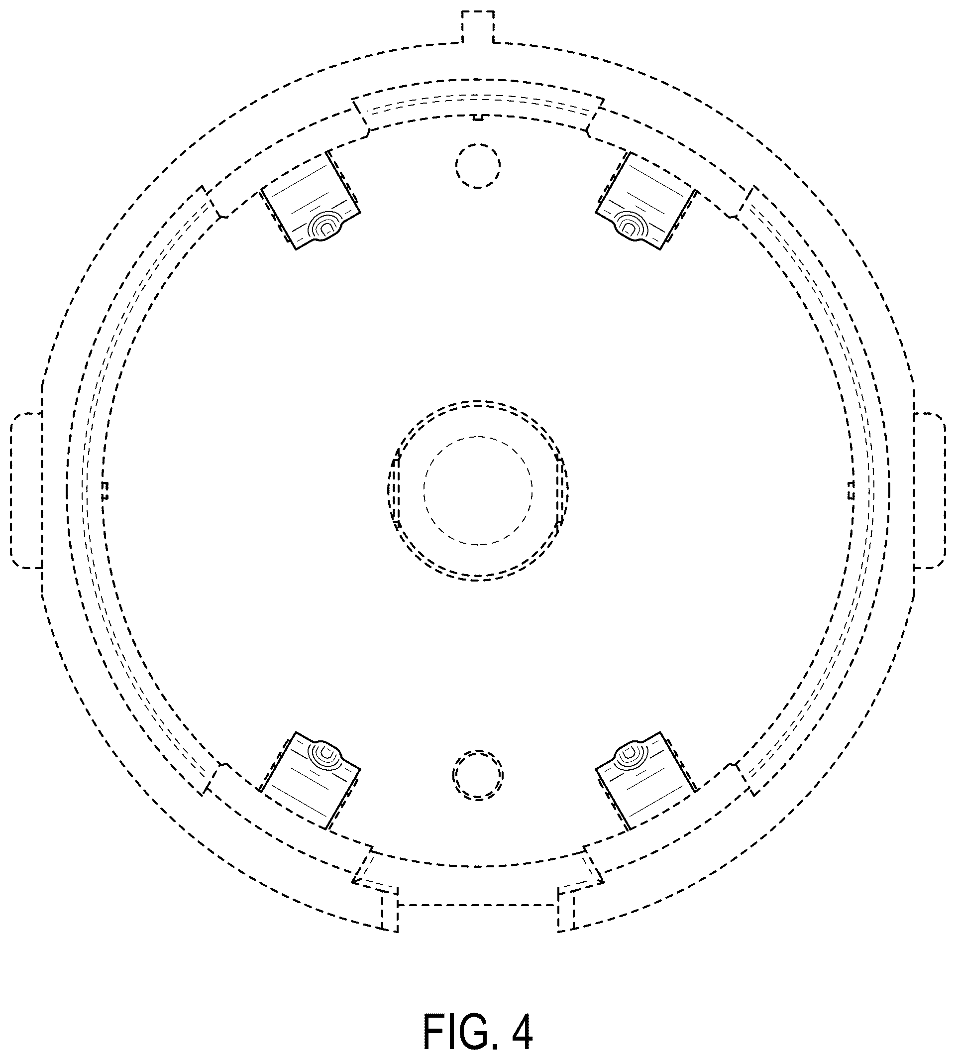 Patent USD1125077 Figure 4 – Set of contacts for a battery for a hair clipper or trimmer