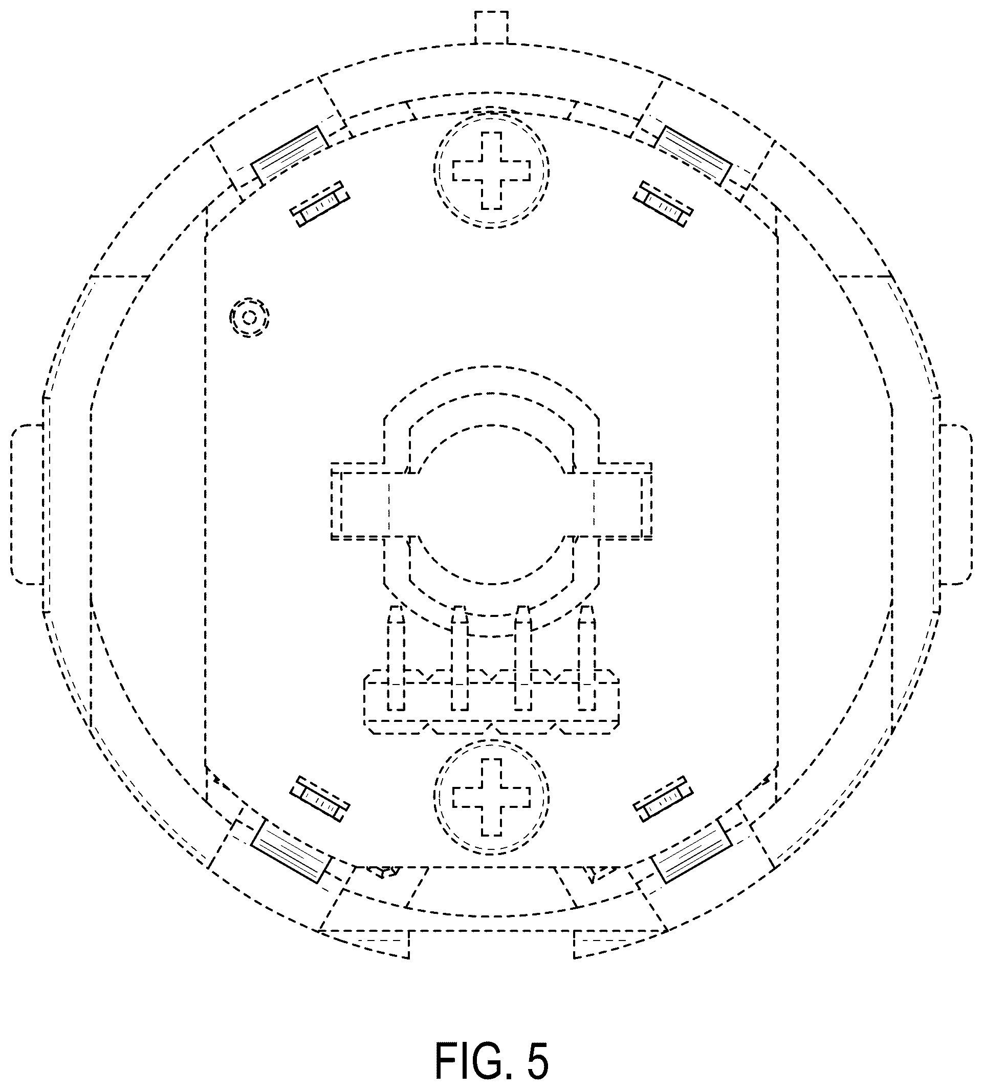 Patent USD1125077 Figure 5 – Set of contacts for a battery for a hair clipper or trimmer
