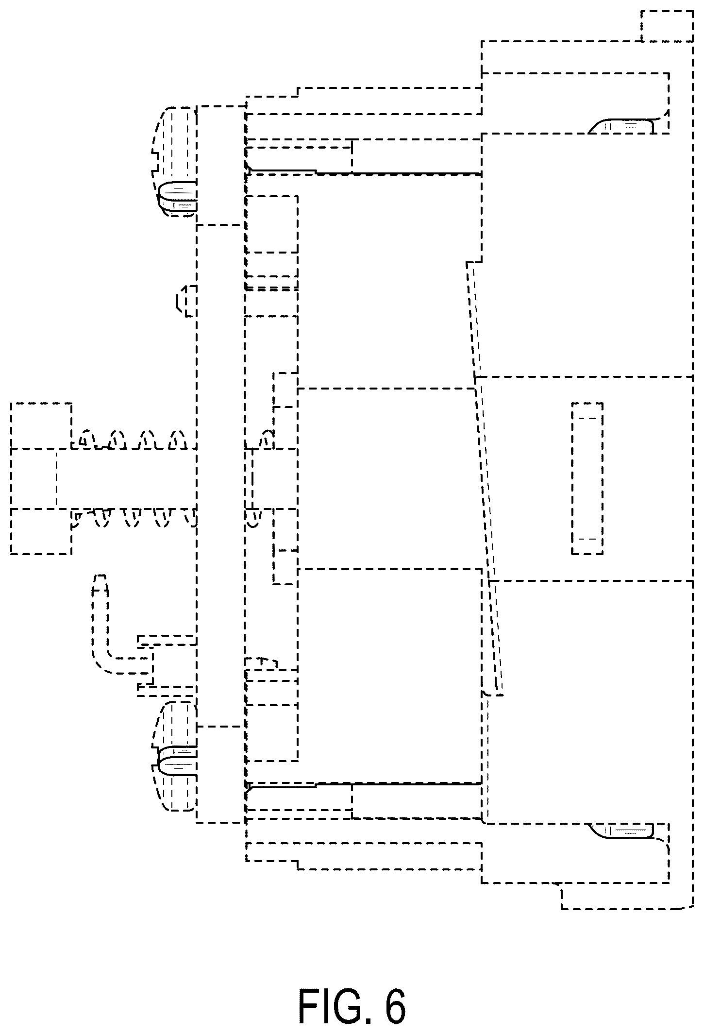 Patent USD1125077 Figure 6 – Set of contacts for a battery for a hair clipper or trimmer