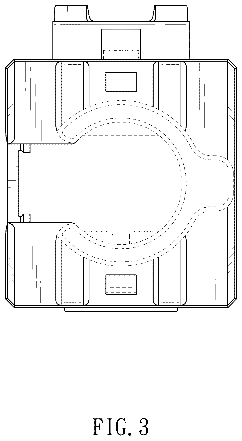 Patent USD1125078 Figure 3 – Network connector