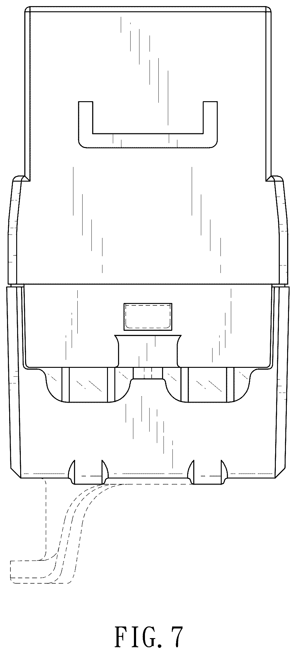 Patent USD1125078 Figure 7 – Network connector