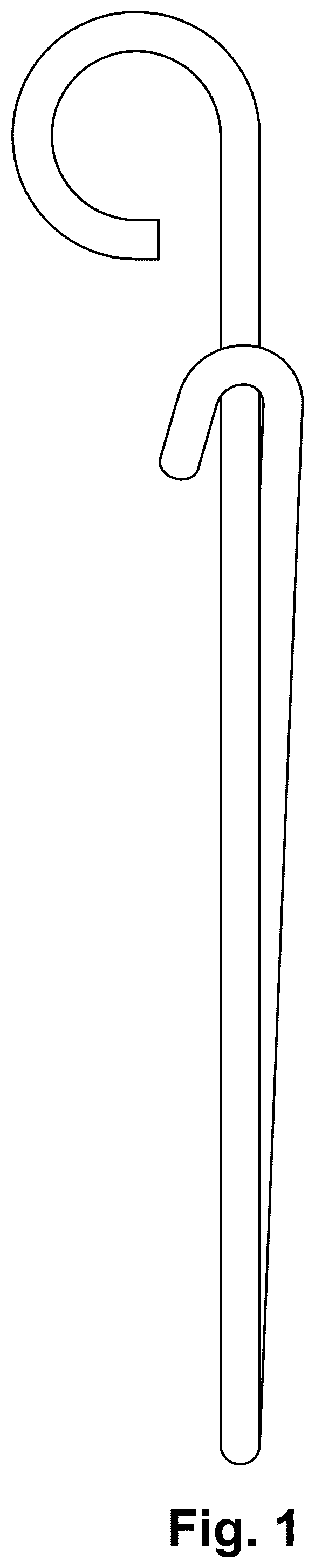 Patent USD1125079 Figure 1 – Cable hanger