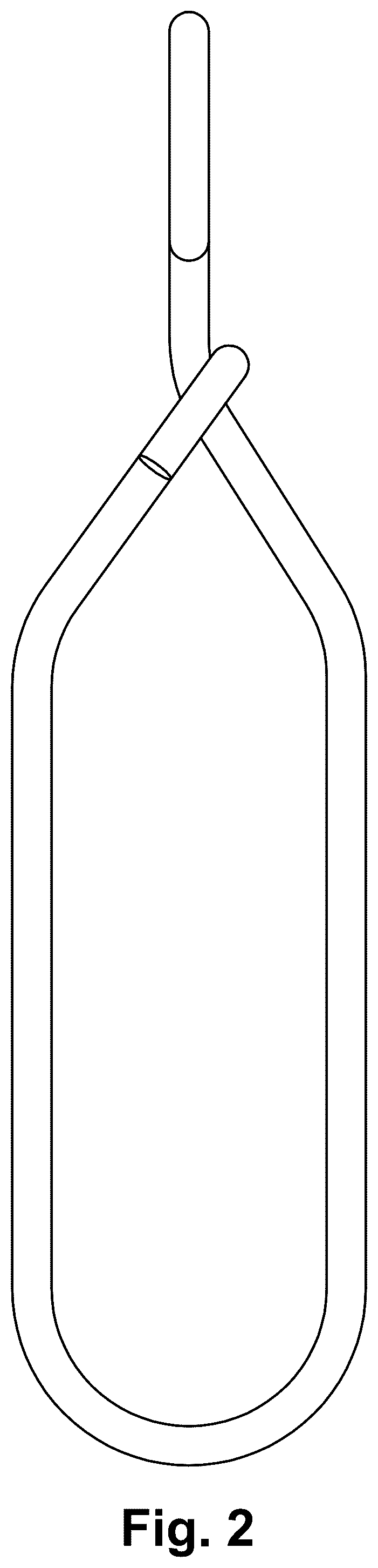 Patent USD1125079 Figure 2 – Cable hanger