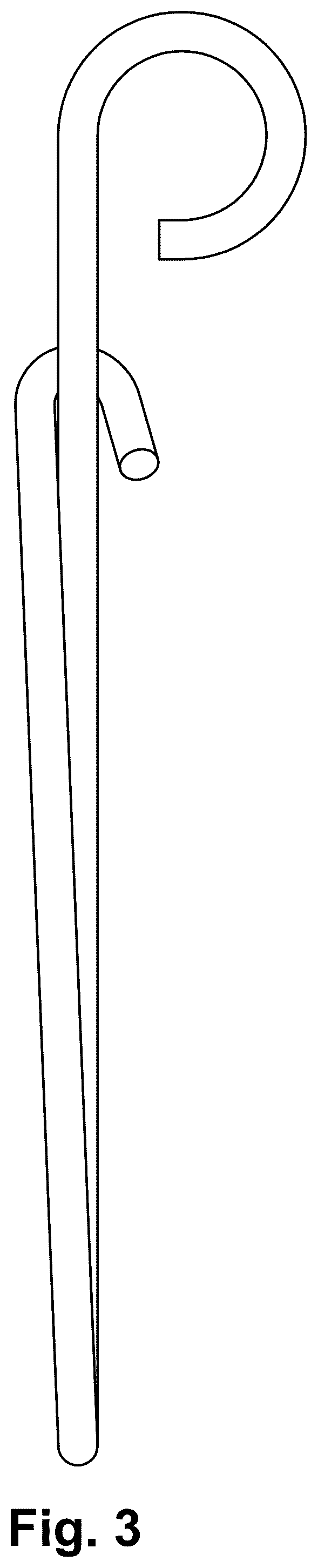 Patent USD1125079 Figure 3 – Cable hanger