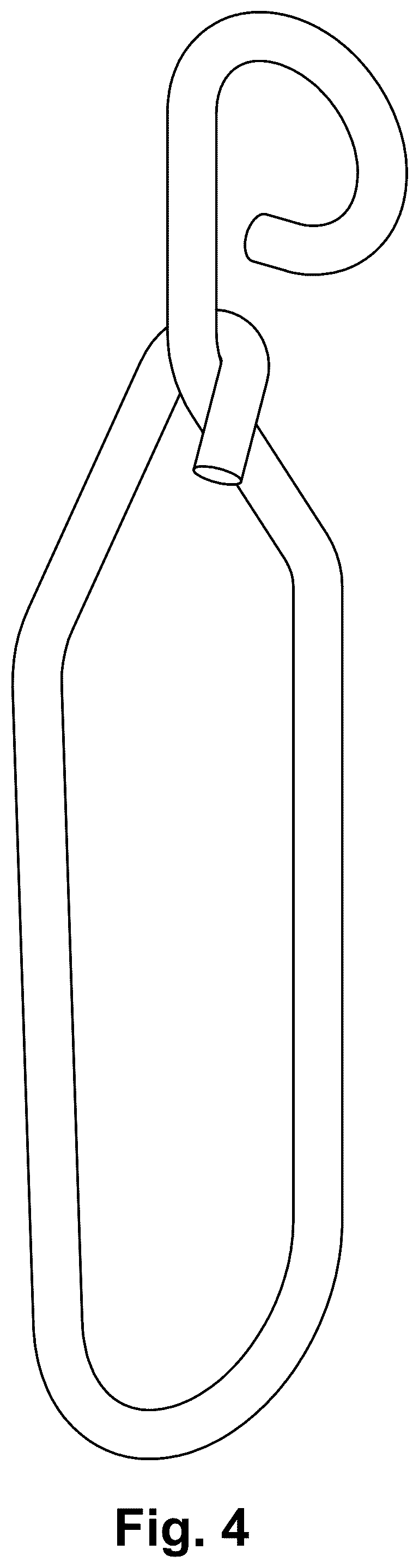 Patent USD1125079 Figure 4 – Cable hanger
