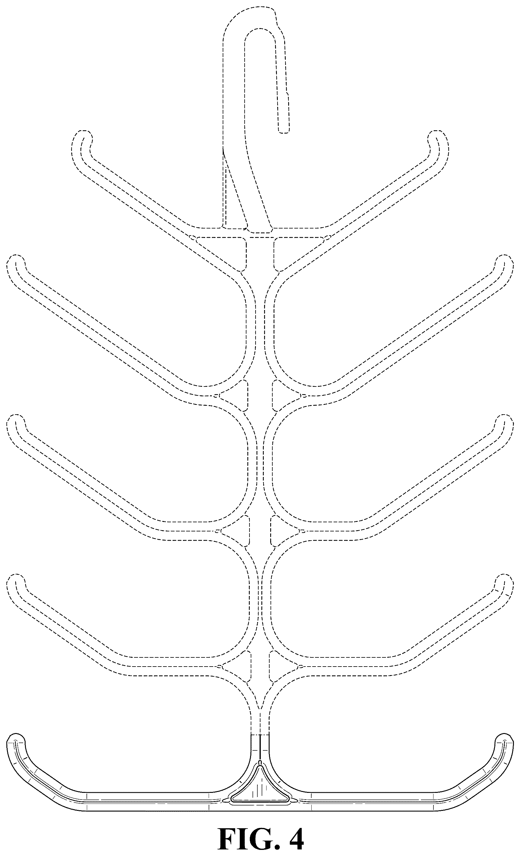 Patent USD1125081 Figure 4 – Messenger cable hanger
