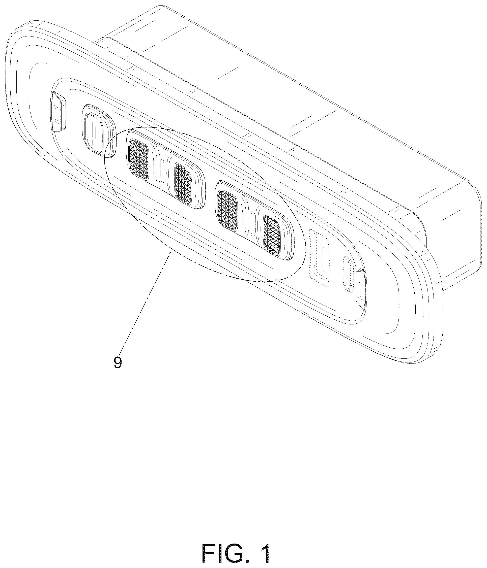Patent USD1125084 — Controller component — Figure 1