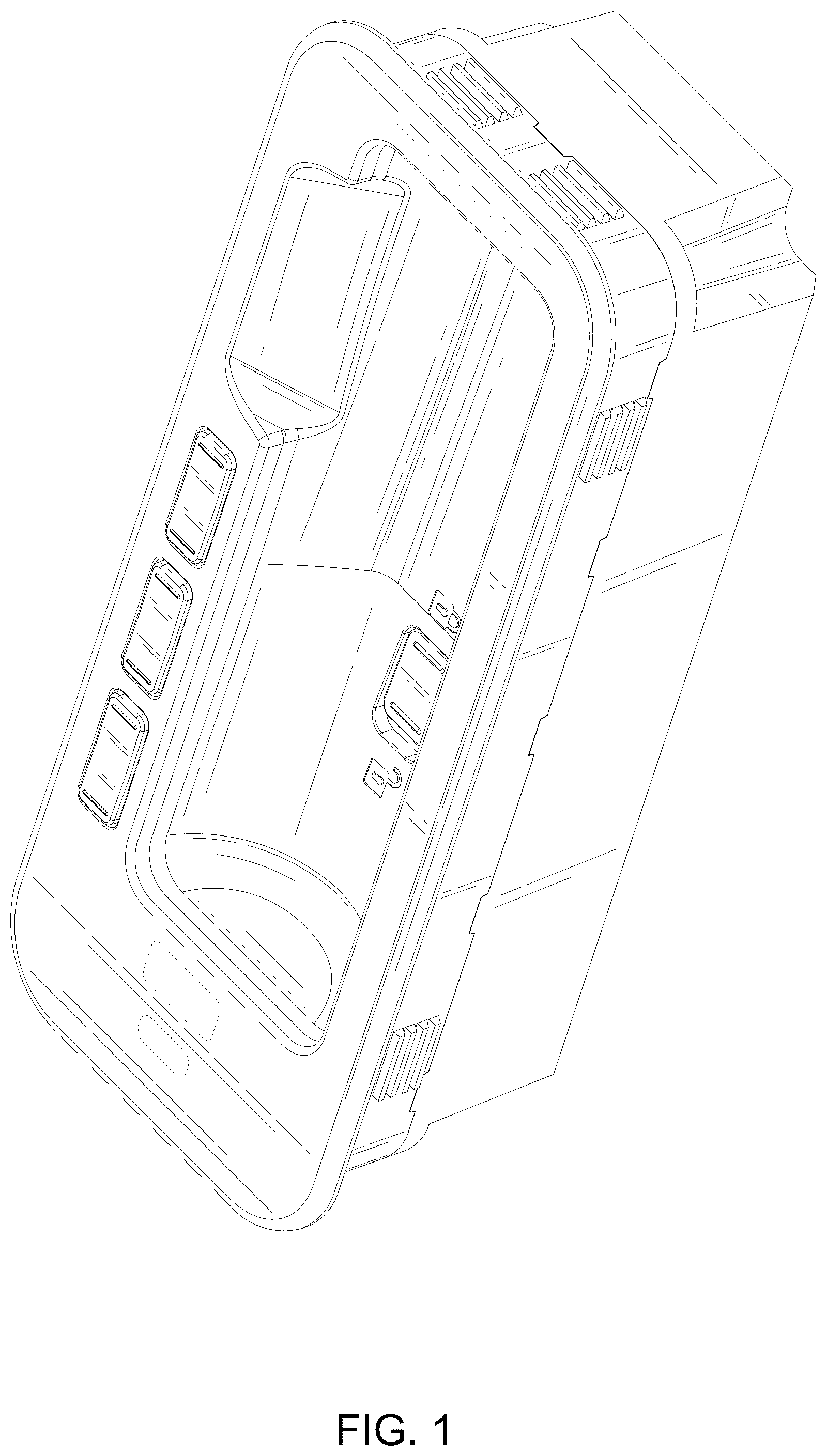 Patent USD1125086 Figure 1 – Controller component