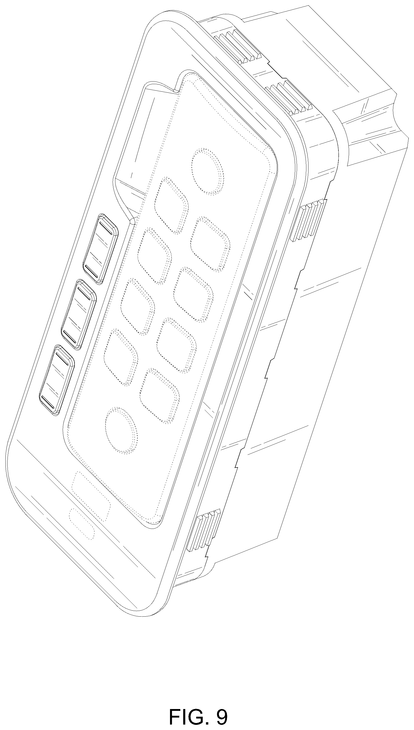 Patent USD1125086 Figure 9 – Controller component