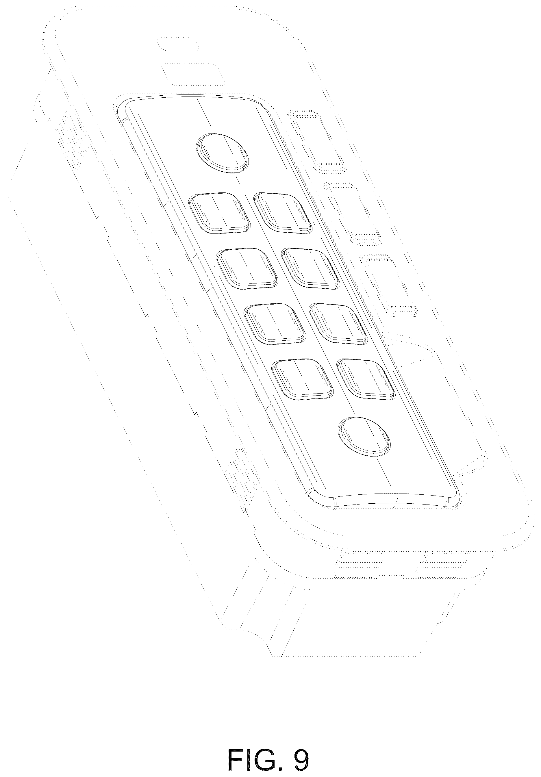 Patent USD1125087 Figure 9 – Controller component