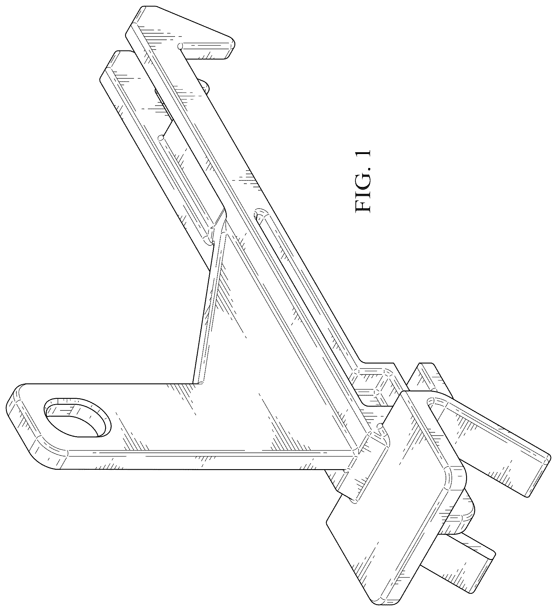 Patent USD1125089 — Clip for a lockout device — Figure 1