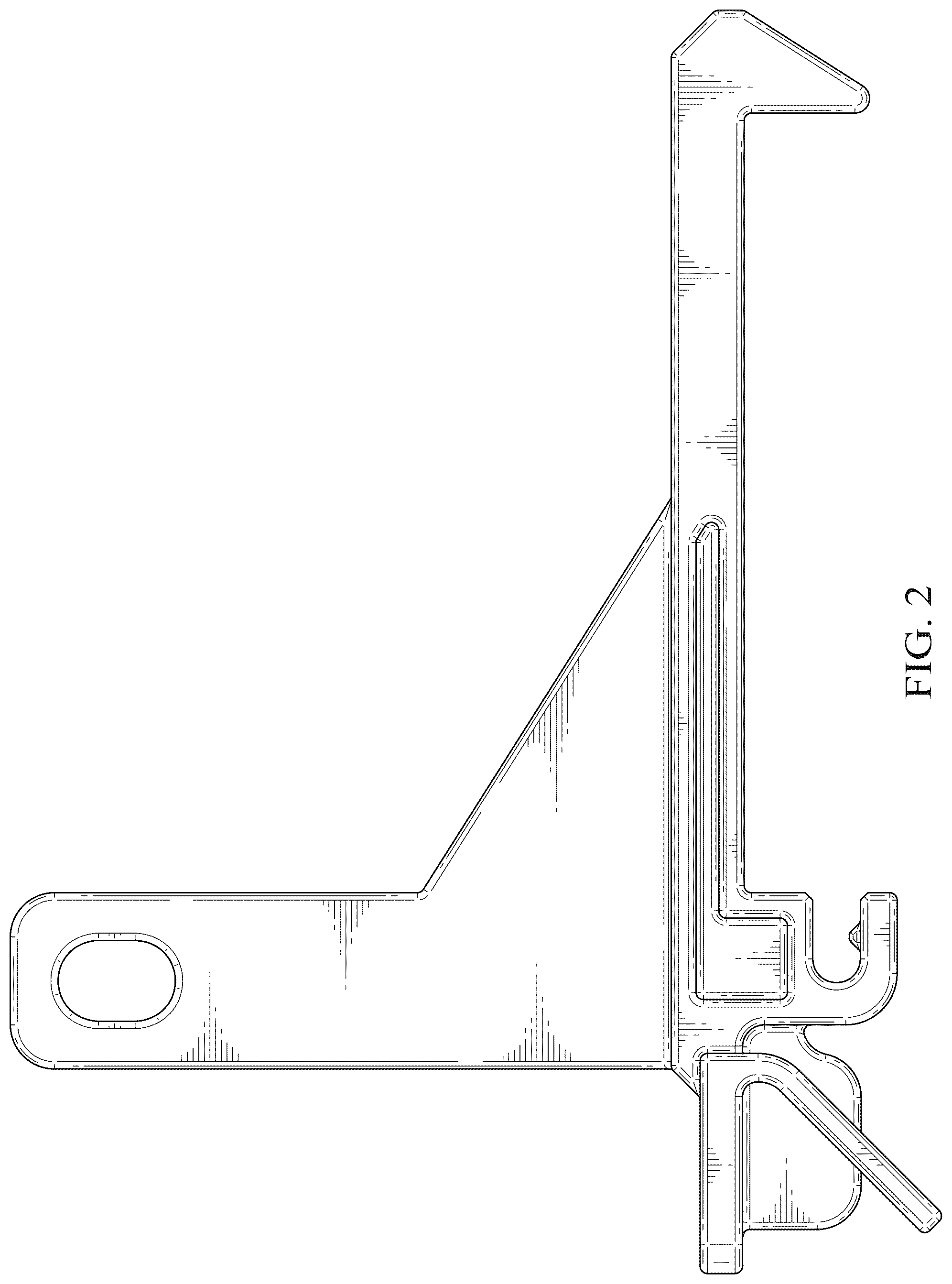 Patent USD1125089 Figure 2 – Clip for a lockout device