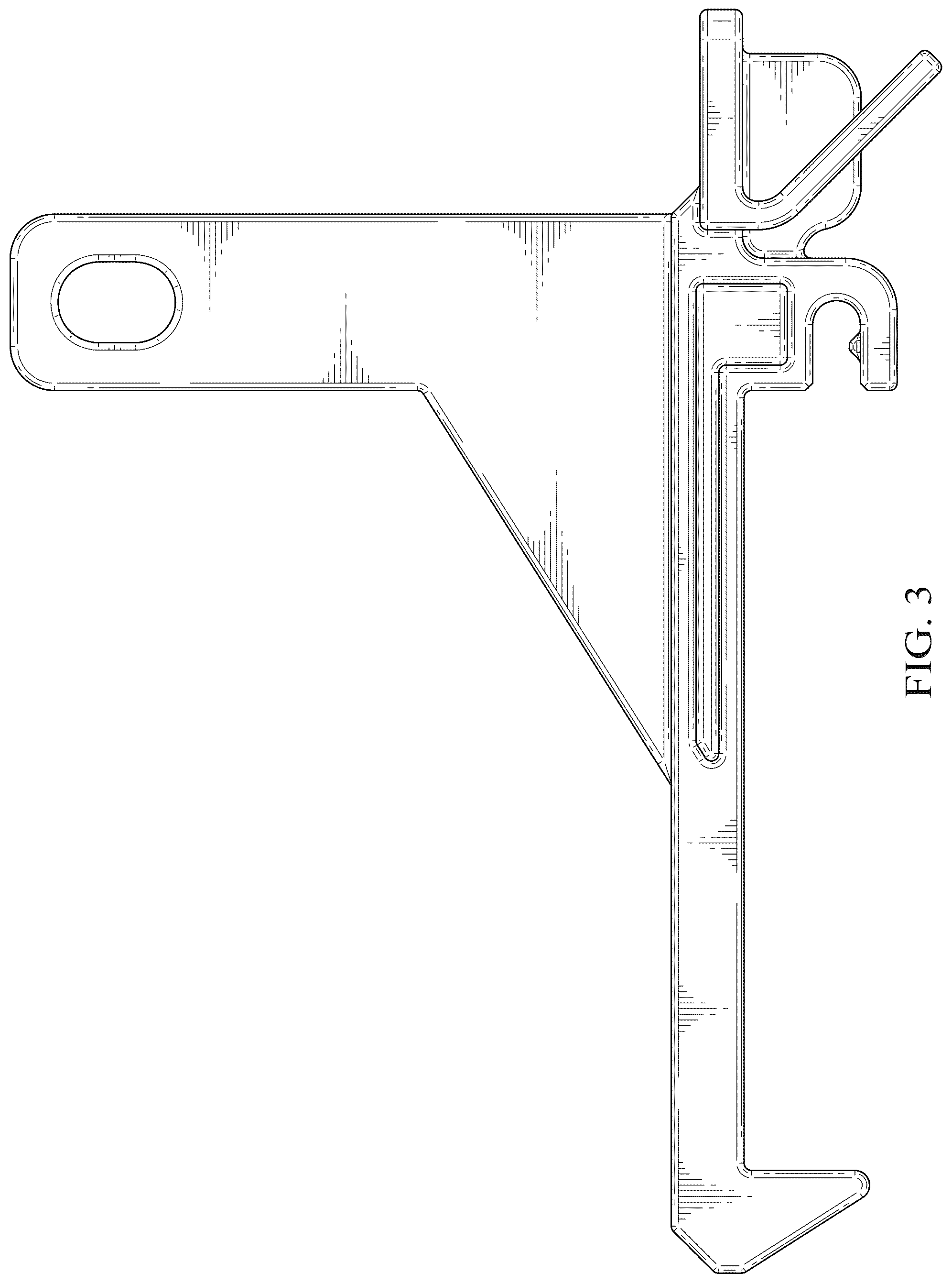 Patent USD1125089 Figure 3 – Clip for a lockout device