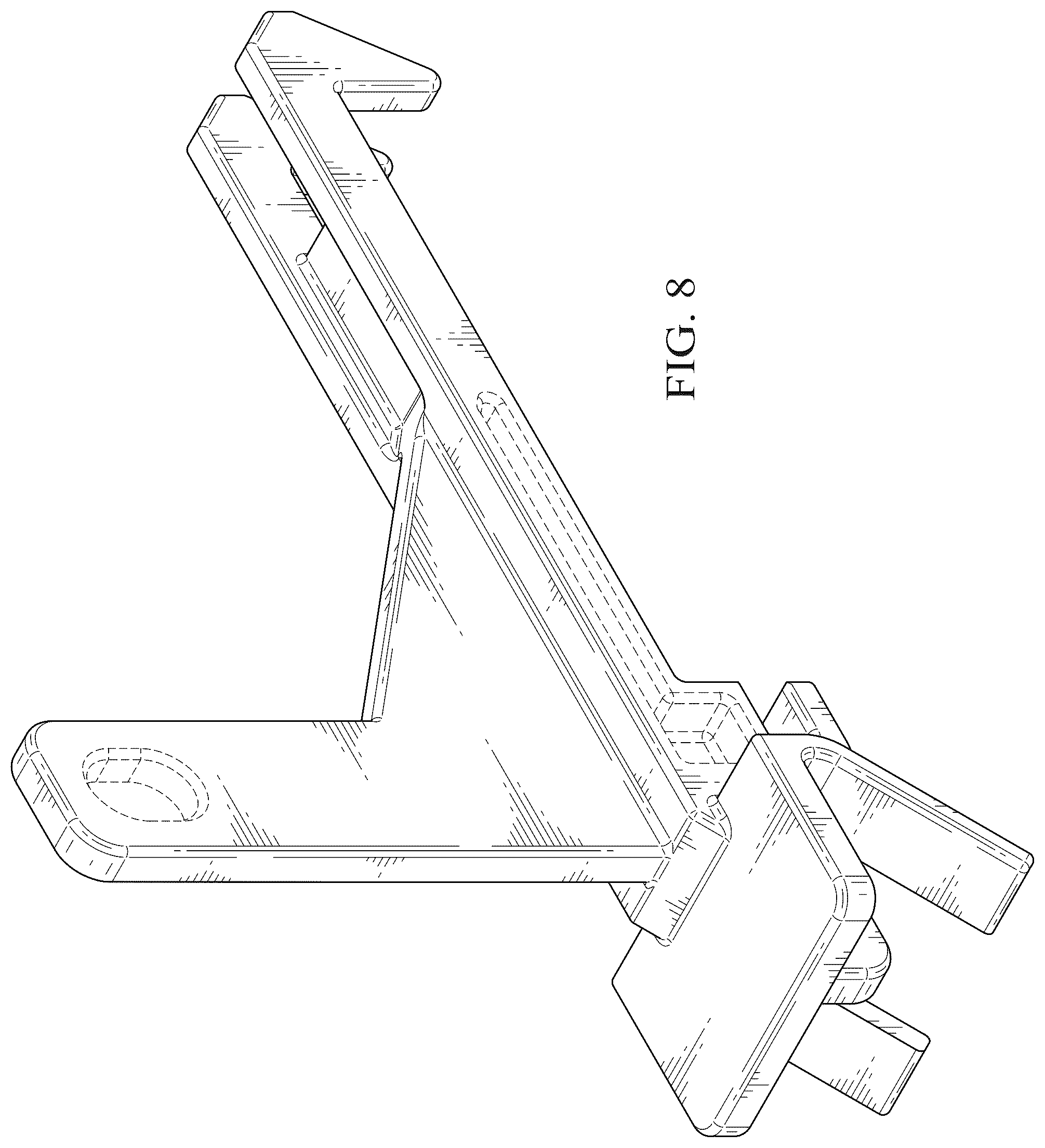 Patent USD1125089 Figure 8 – Clip for a lockout device