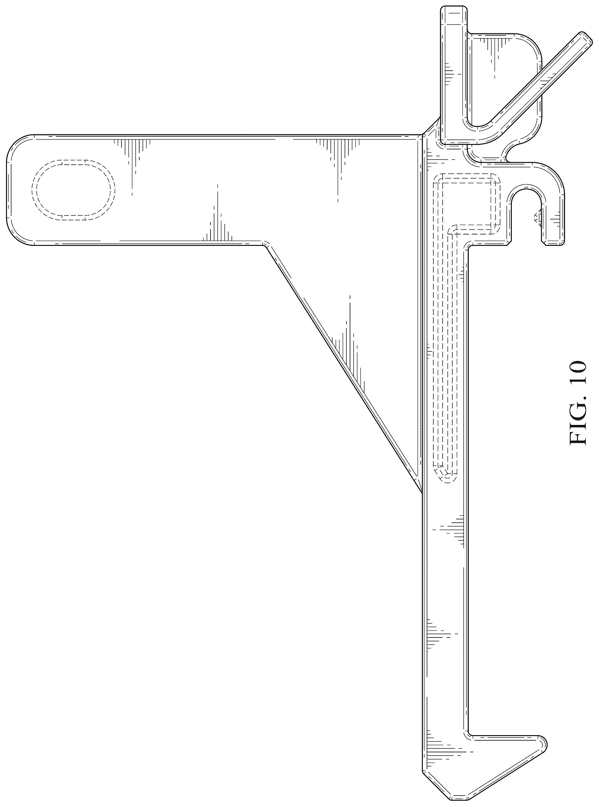 Patent USD1125089 Figure 10 – Clip for a lockout device
