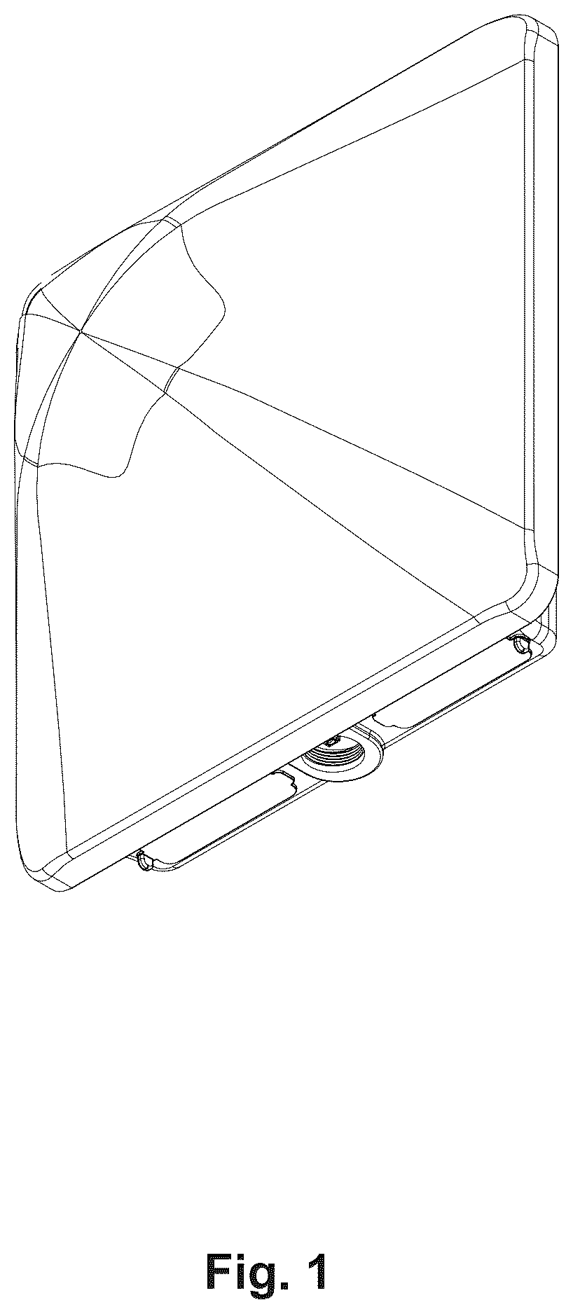 Patent USD1125092 Figure 1 – Configuration applied in a cabinet