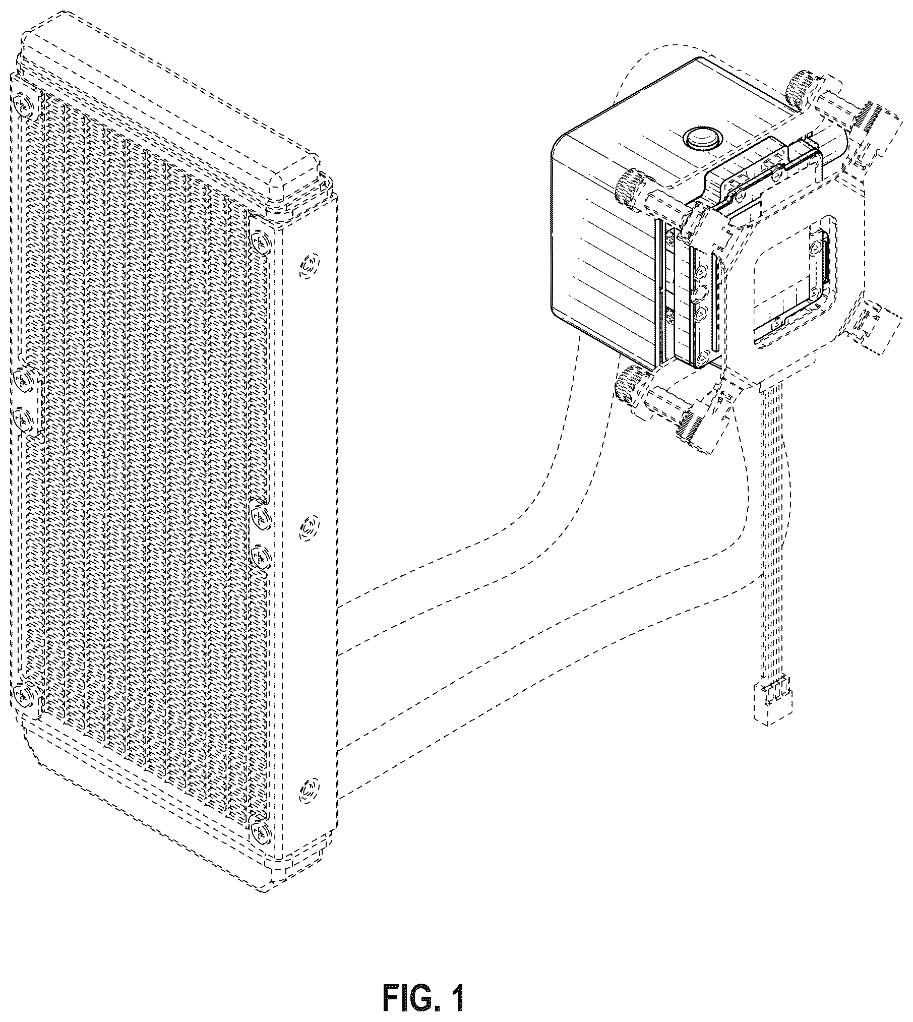Patent USD1125093 Figure 1 – Cooling system for a computer