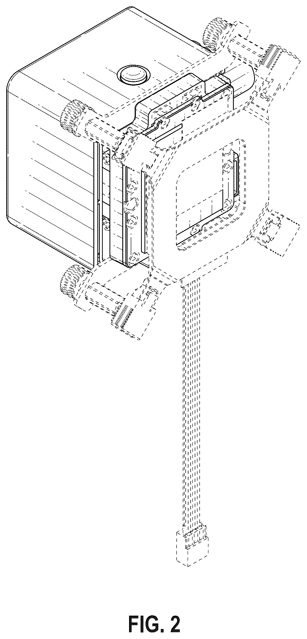Patent USD1125093 Figure 2 – Cooling system for a computer
