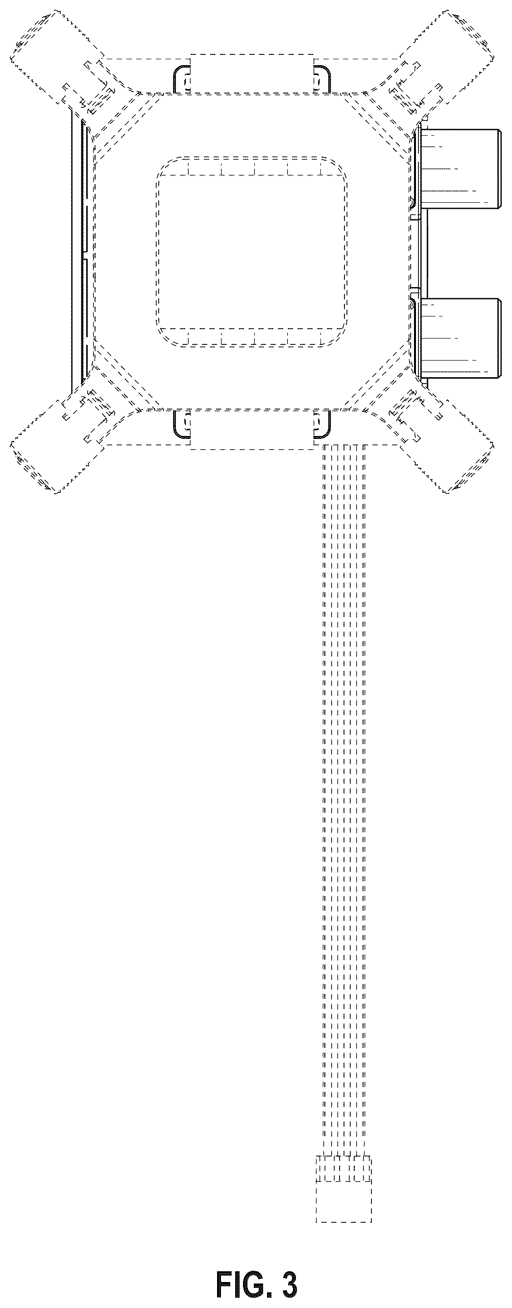 Patent USD1125093 Figure 3 – Cooling system for a computer