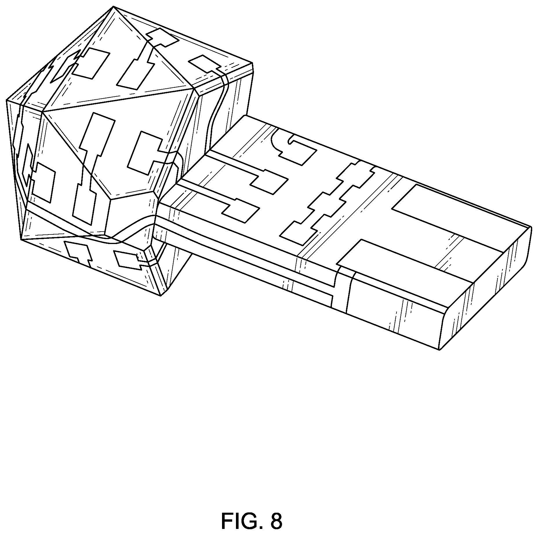 Patent USD1125097 Figure 8 – Three-dimensional circuit board