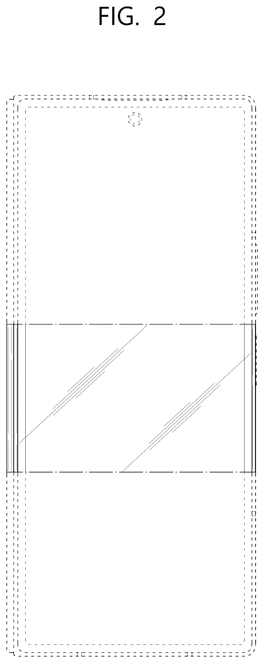 Patent USD1125103 Figure 2 – Mobile electronic device