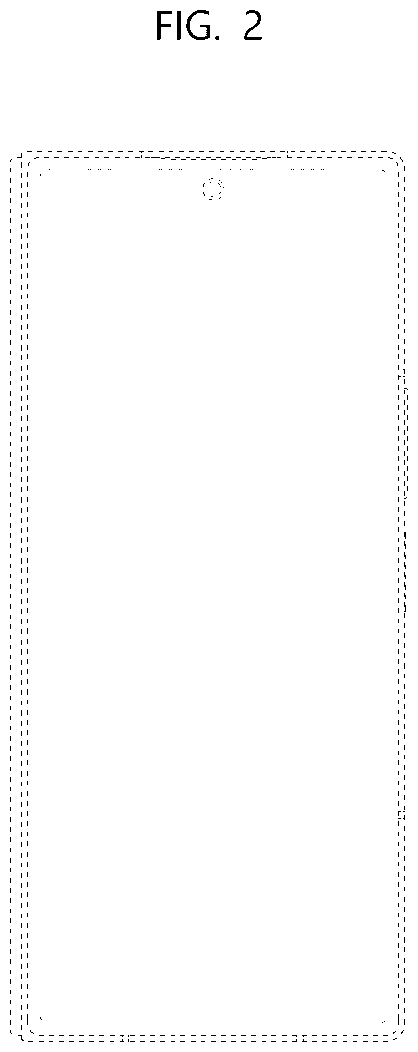 Patent USD1125104 Figure 2 – Mobile electronic device
