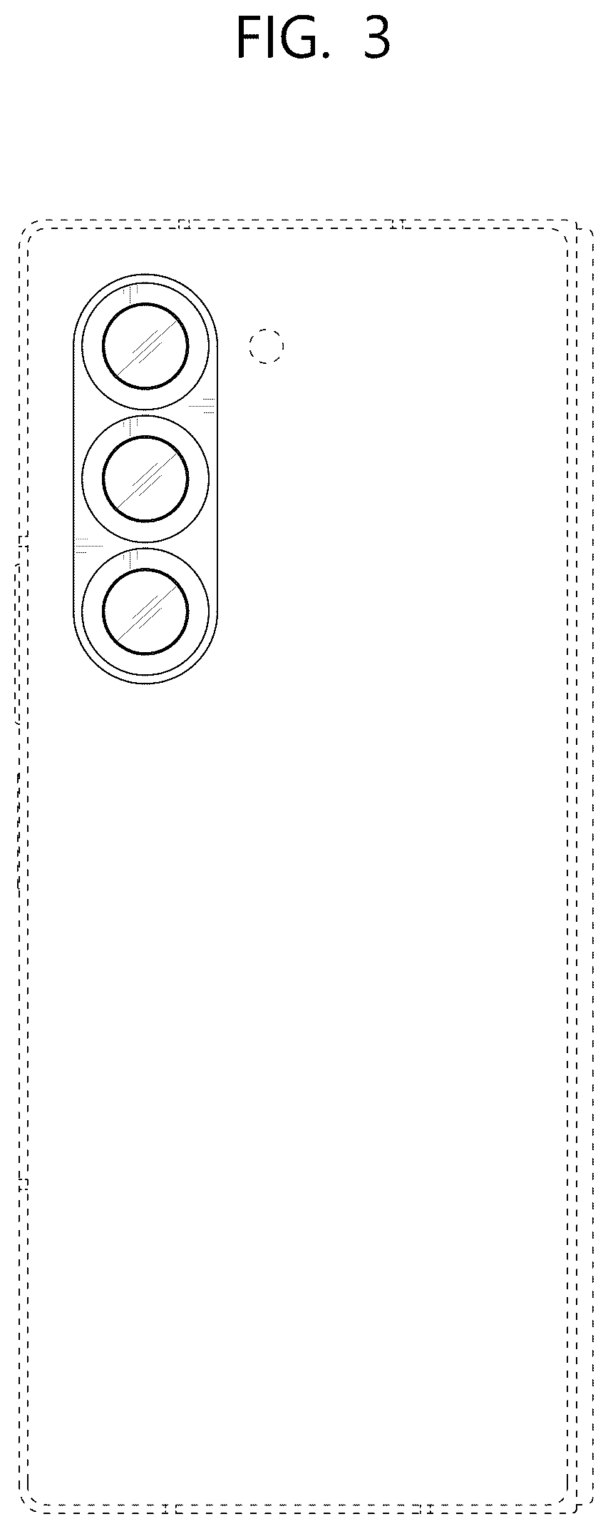 Patent USD1125104 Figure 3 – Mobile electronic device