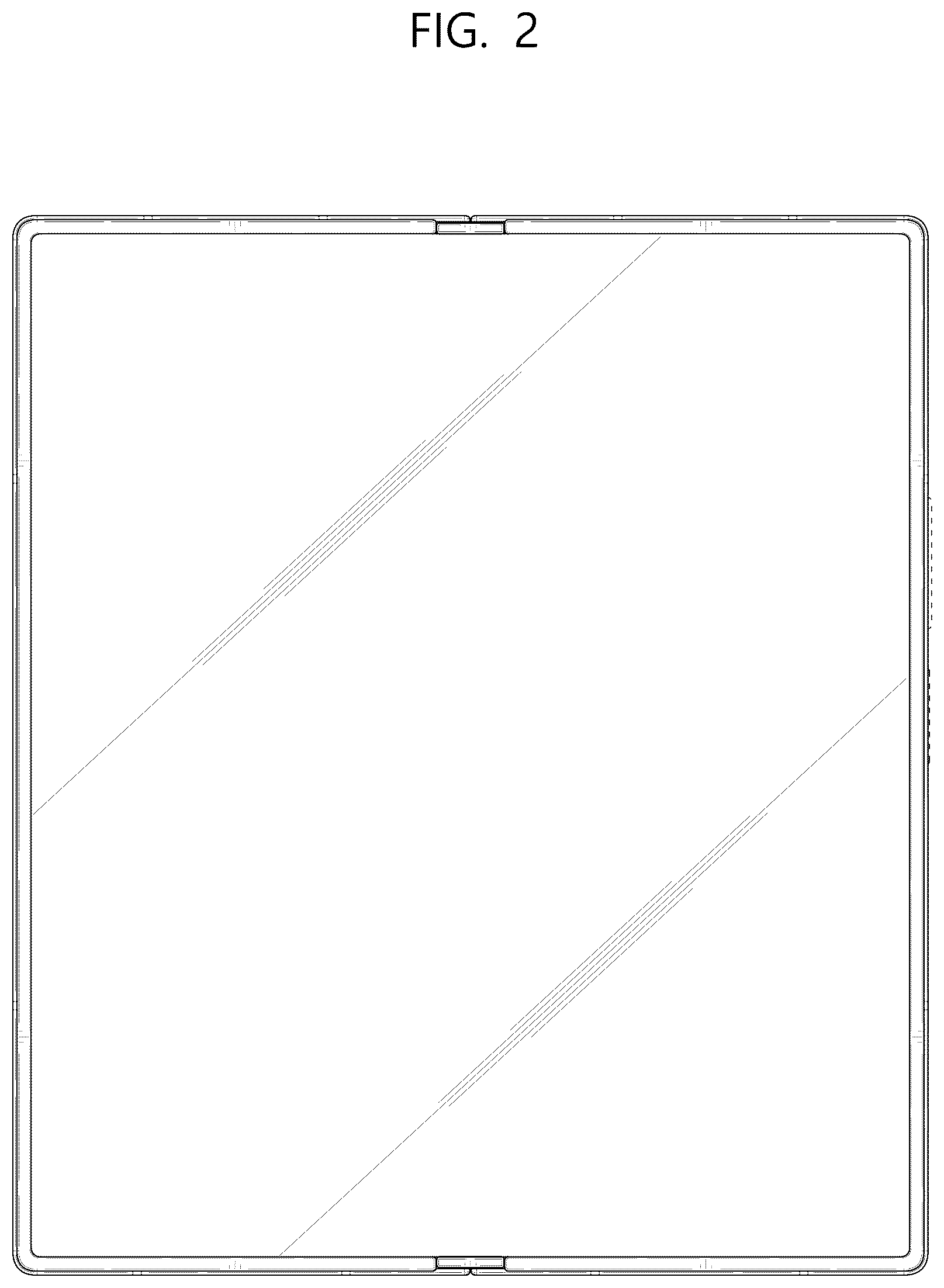 Patent USD1125105 Figure 2 – Mobile electronic device