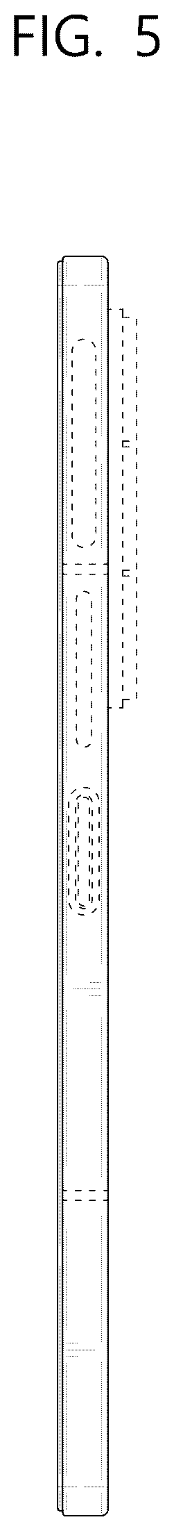Patent USD1125105 Figure 5 – Mobile electronic device