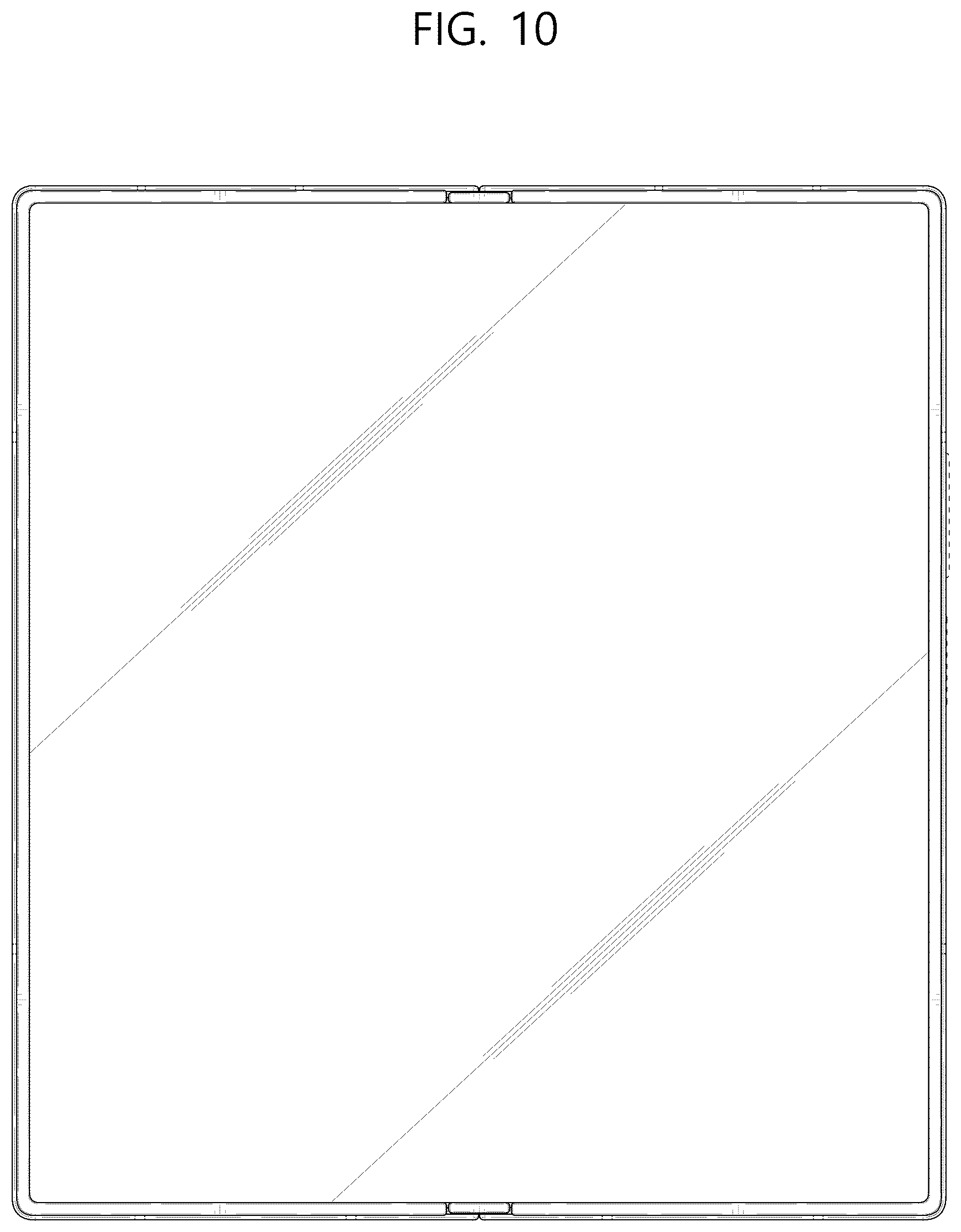 Patent USD1125105 Figure 10 – Mobile electronic device