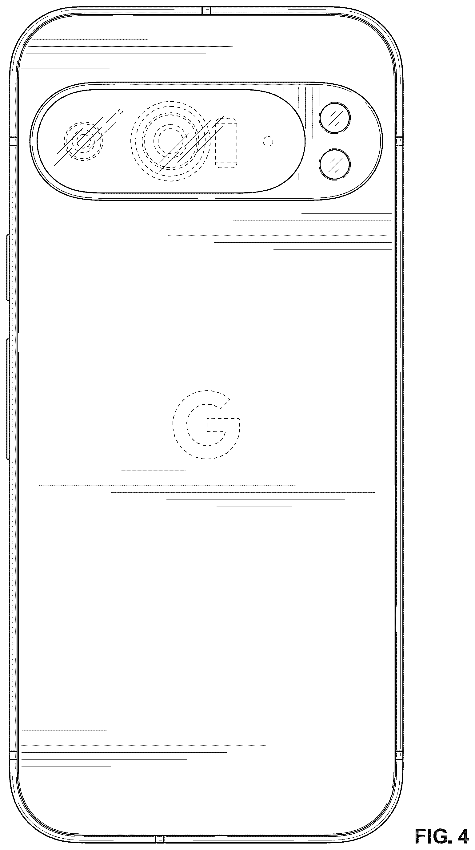Patent USD1125107 Figure 4 – Smartphone