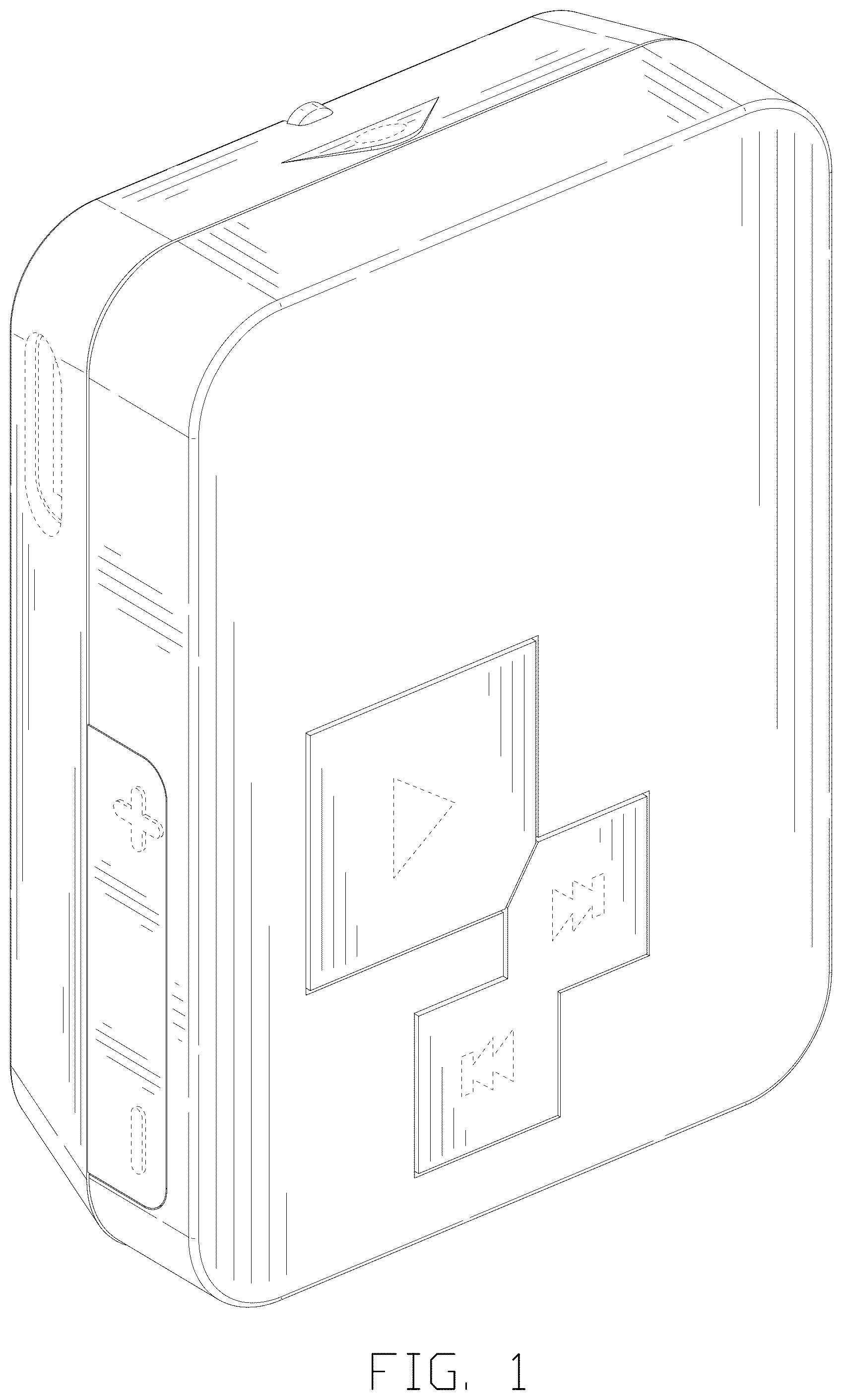 Patent USD1125109 — Radio receiver — Figure 1