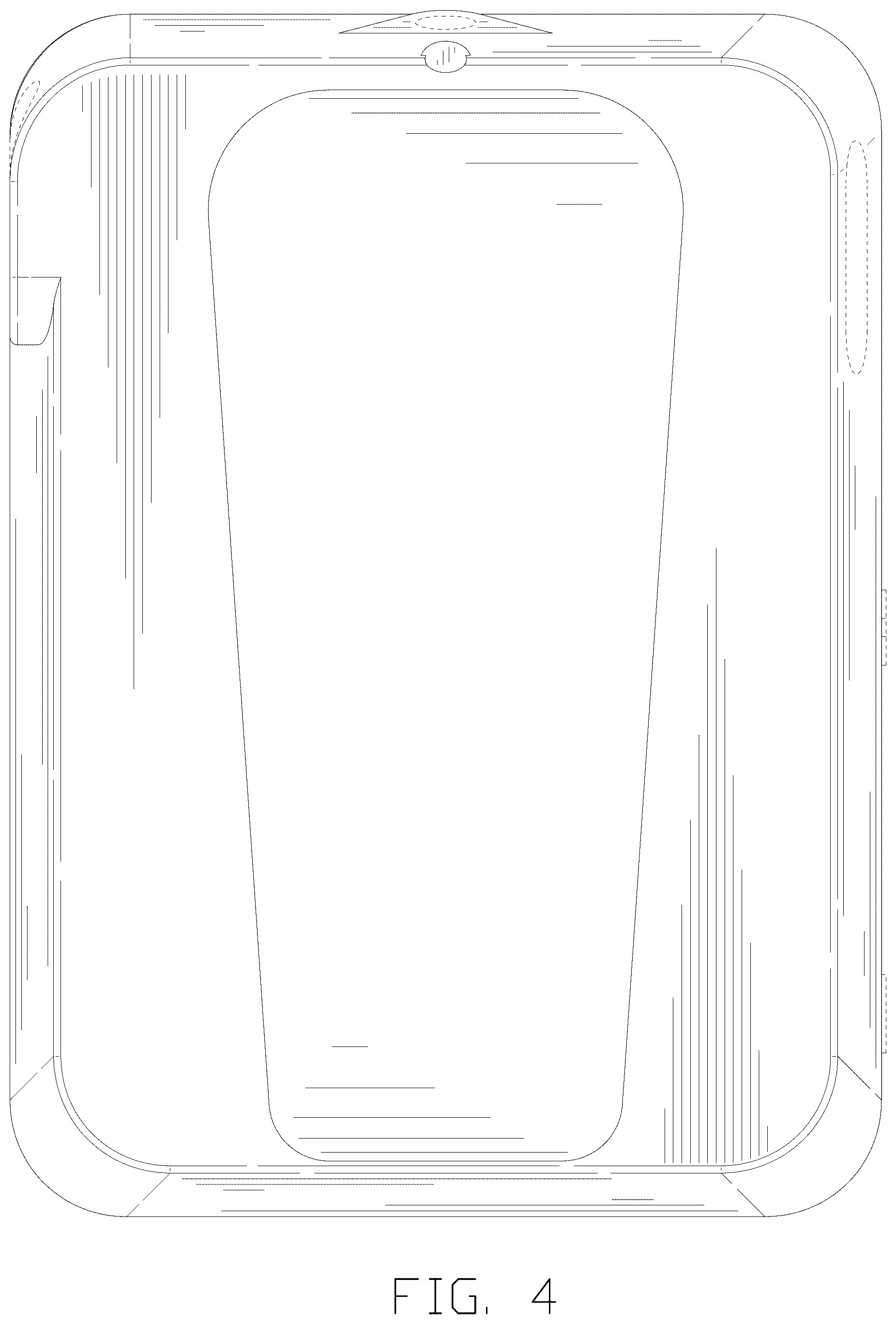 Patent USD1125109 Figure 4 – Radio receiver